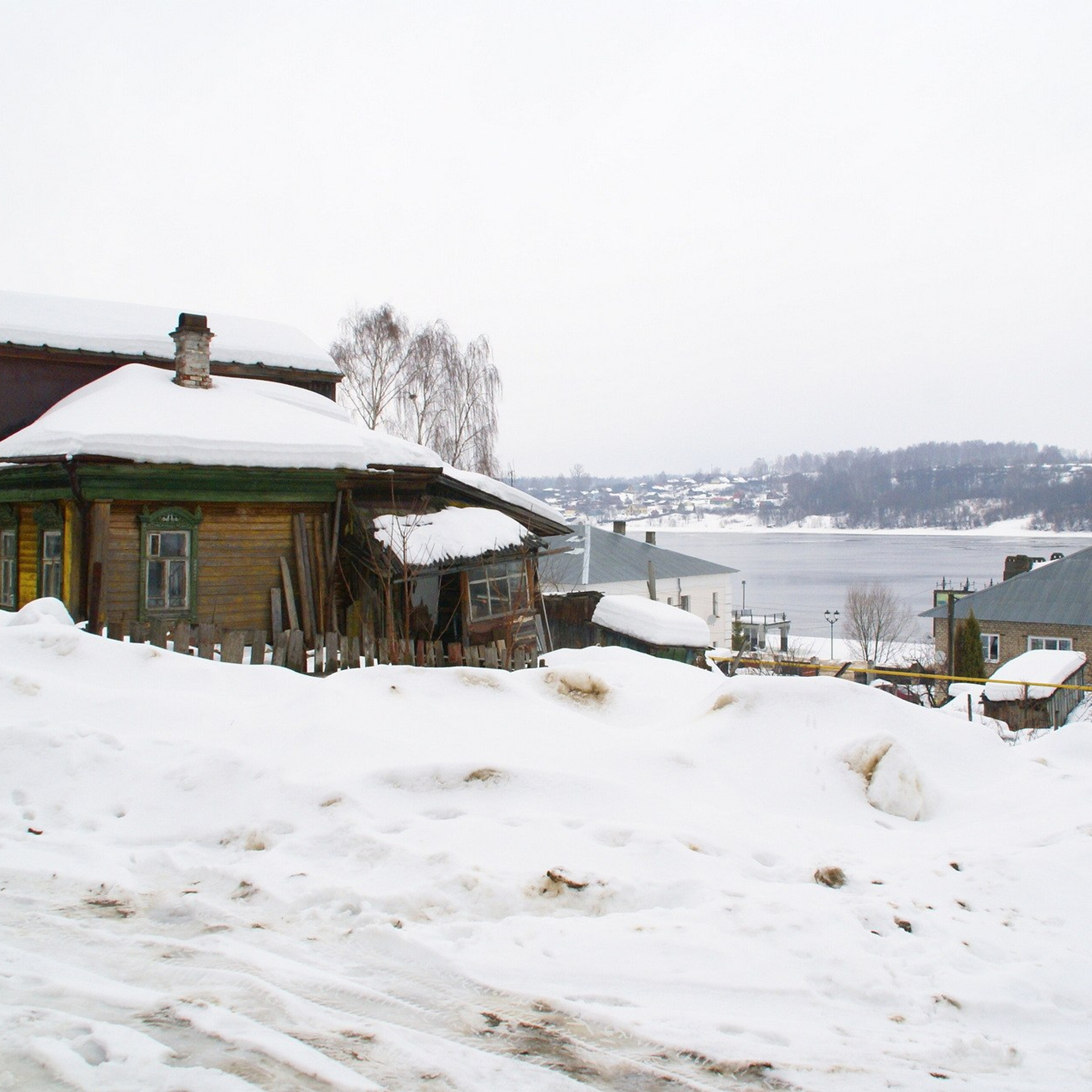 Плёс — лучший туристический город. Купить картину на холсте для интерьера|художник | дизайнер | архитектор Сергей Ратчин в Москве