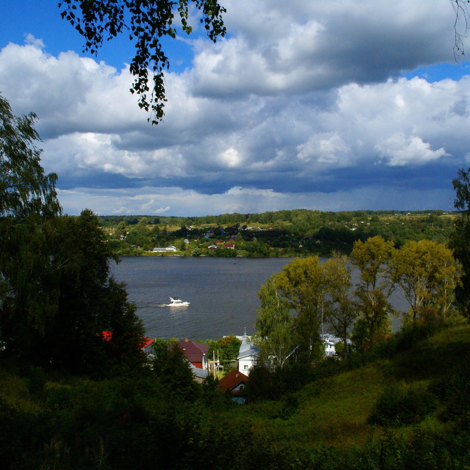 Плёс — лучший туристический город. Купить картину на холсте для интерьера|художник | дизайнер | архитектор Сергей Ратчин в Москве
