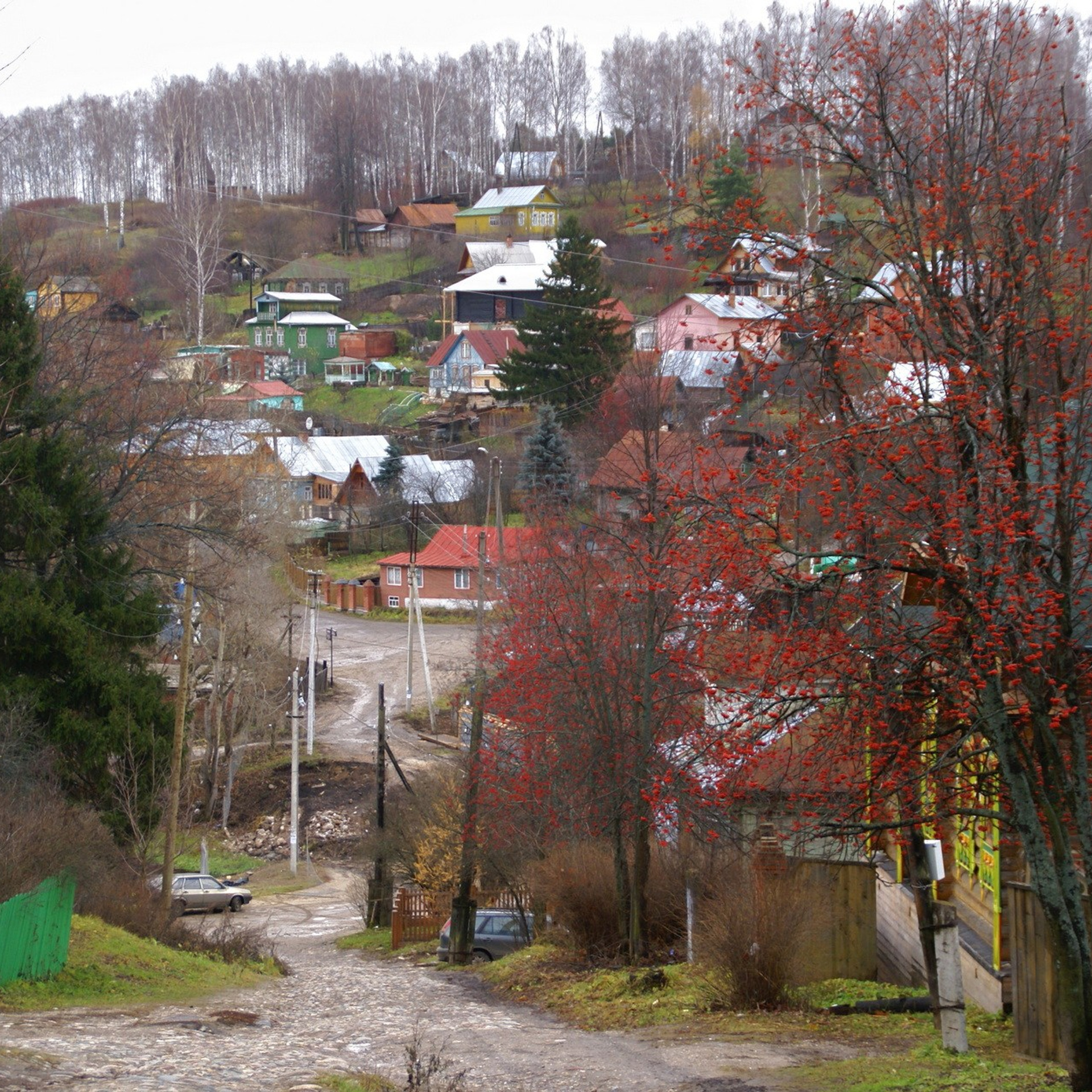 Плёс — лучший туристический город. Купить картину на холсте для интерьера|художник | дизайнер | архитектор Сергей Ратчин в Москве