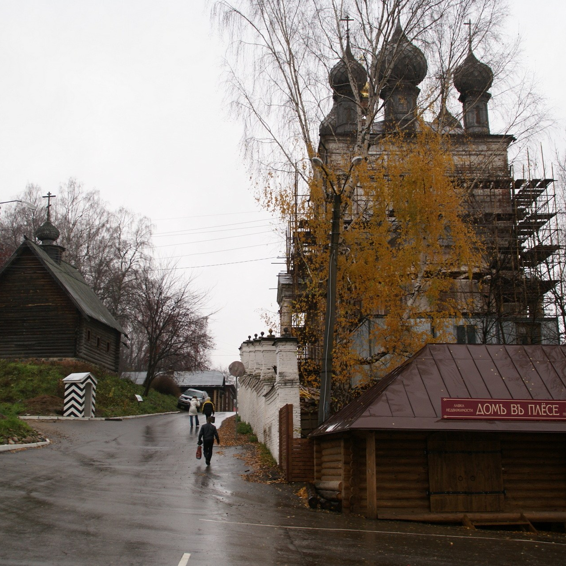 Плёс — лучший туристический город. Купить картину на холсте для интерьера|художник | дизайнер | архитектор Сергей Ратчин в Москве
