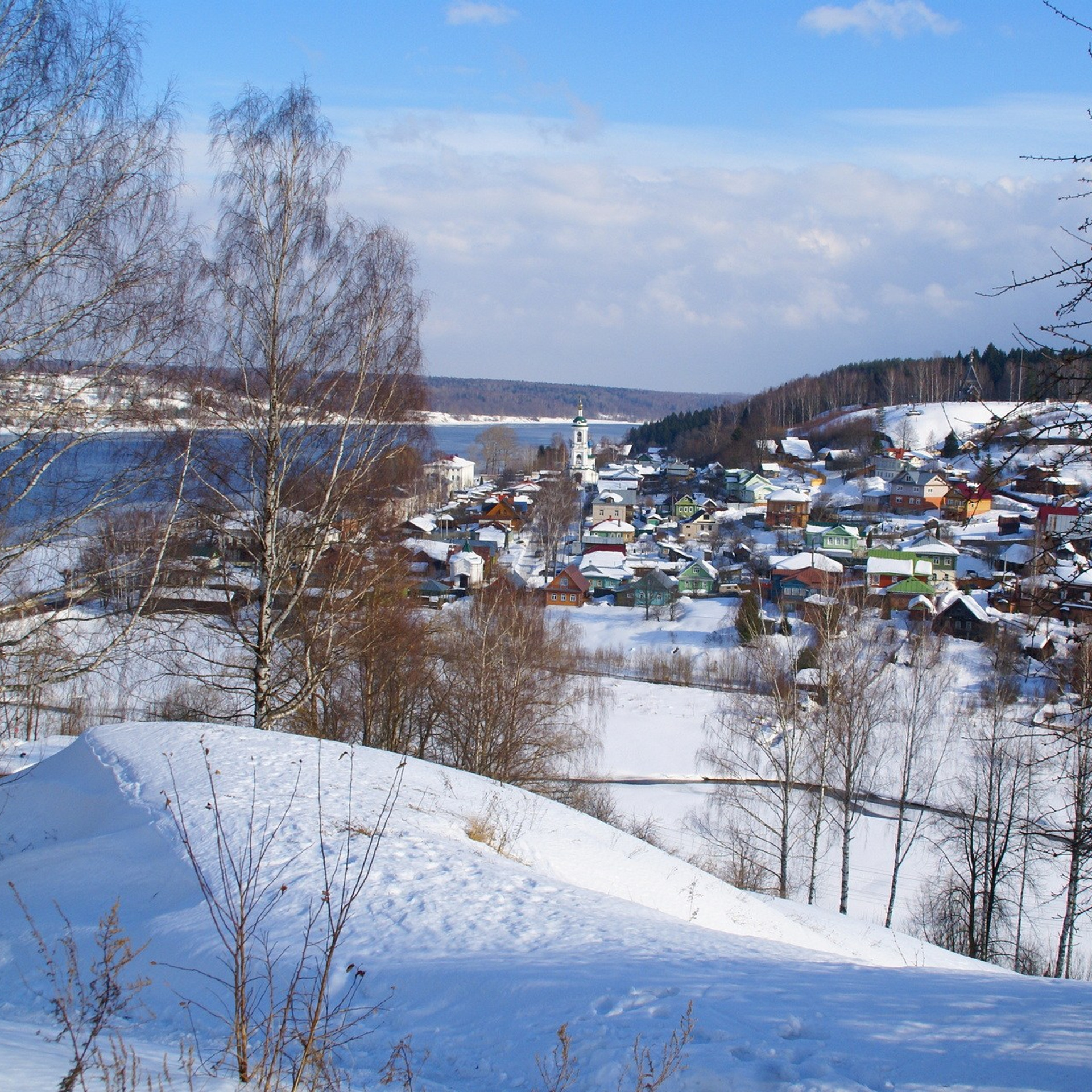 Плёс зимой, зимняя сказка, идея для зимних каникул