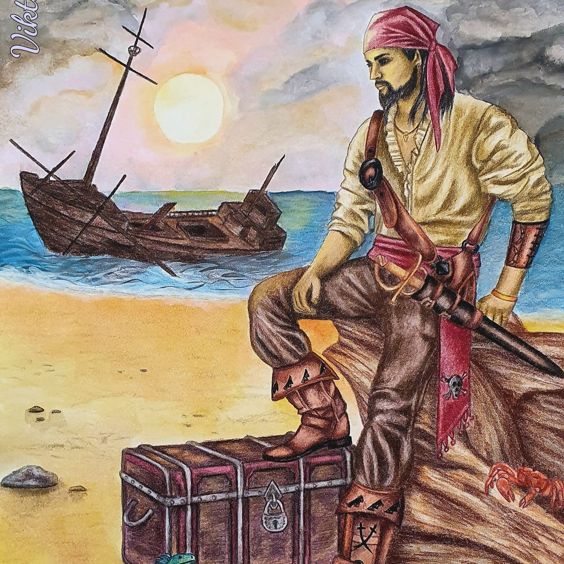 Pirates. Раскраски Алёны Лазаревой