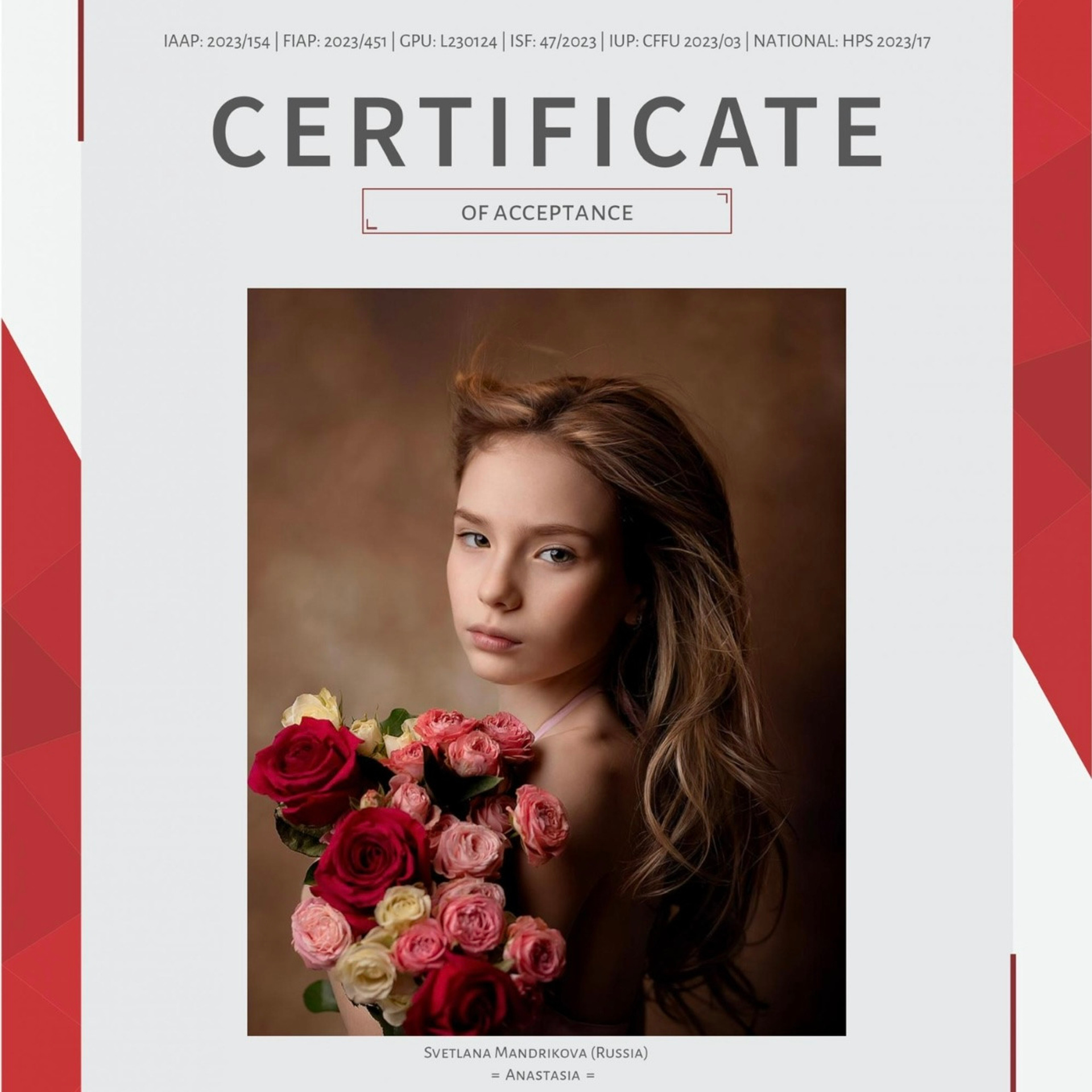 Мои достижения. Детский и семейный фотограф в Челябинске Мандрикова Светлана