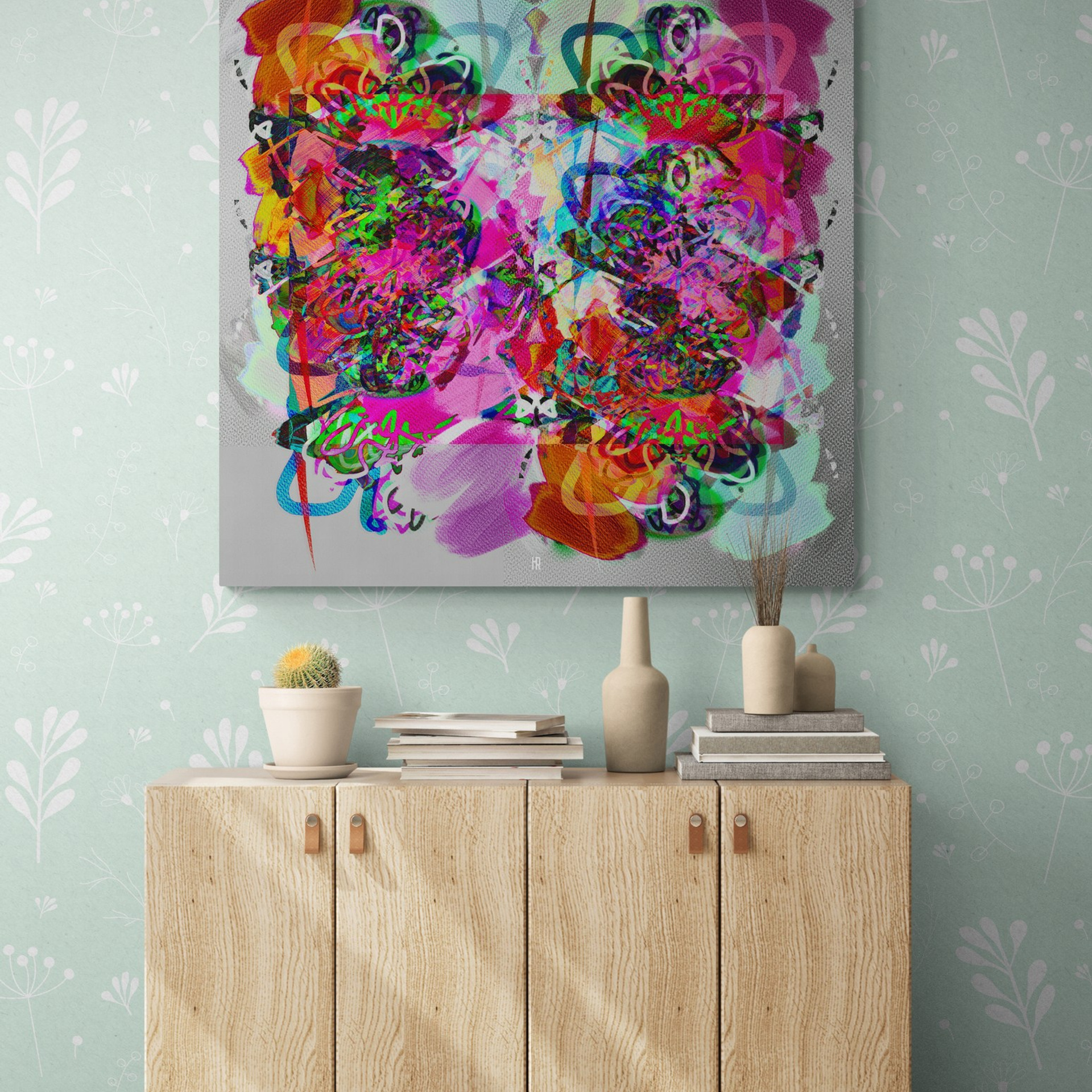 Картины в интерьере (Teleshop) / Paintings in the interior. Роман Ходырев — эзотериолог, художник, фотограф и музыкант. Санкт-Петербург, Рига