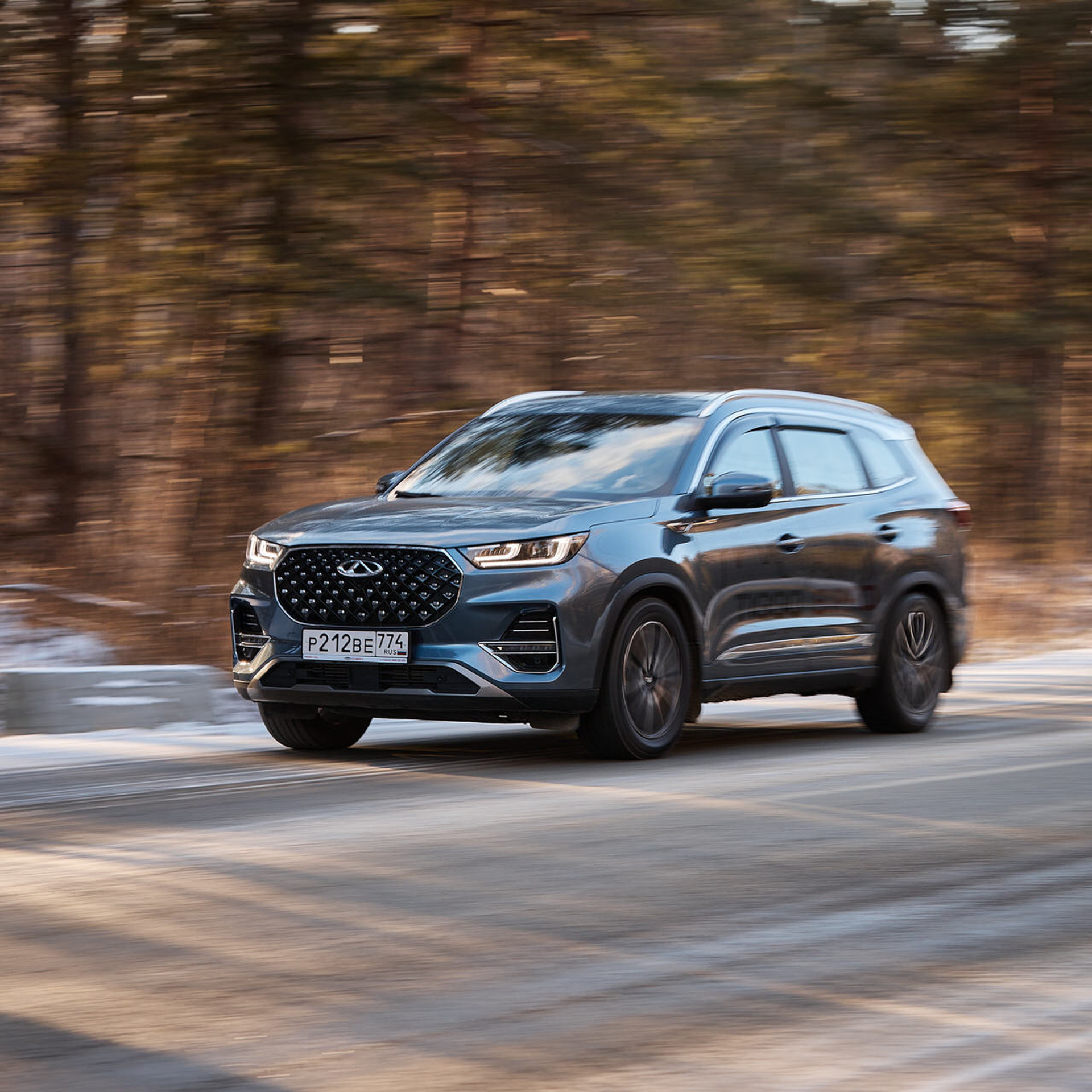 Chery Exeed — съемка обзора