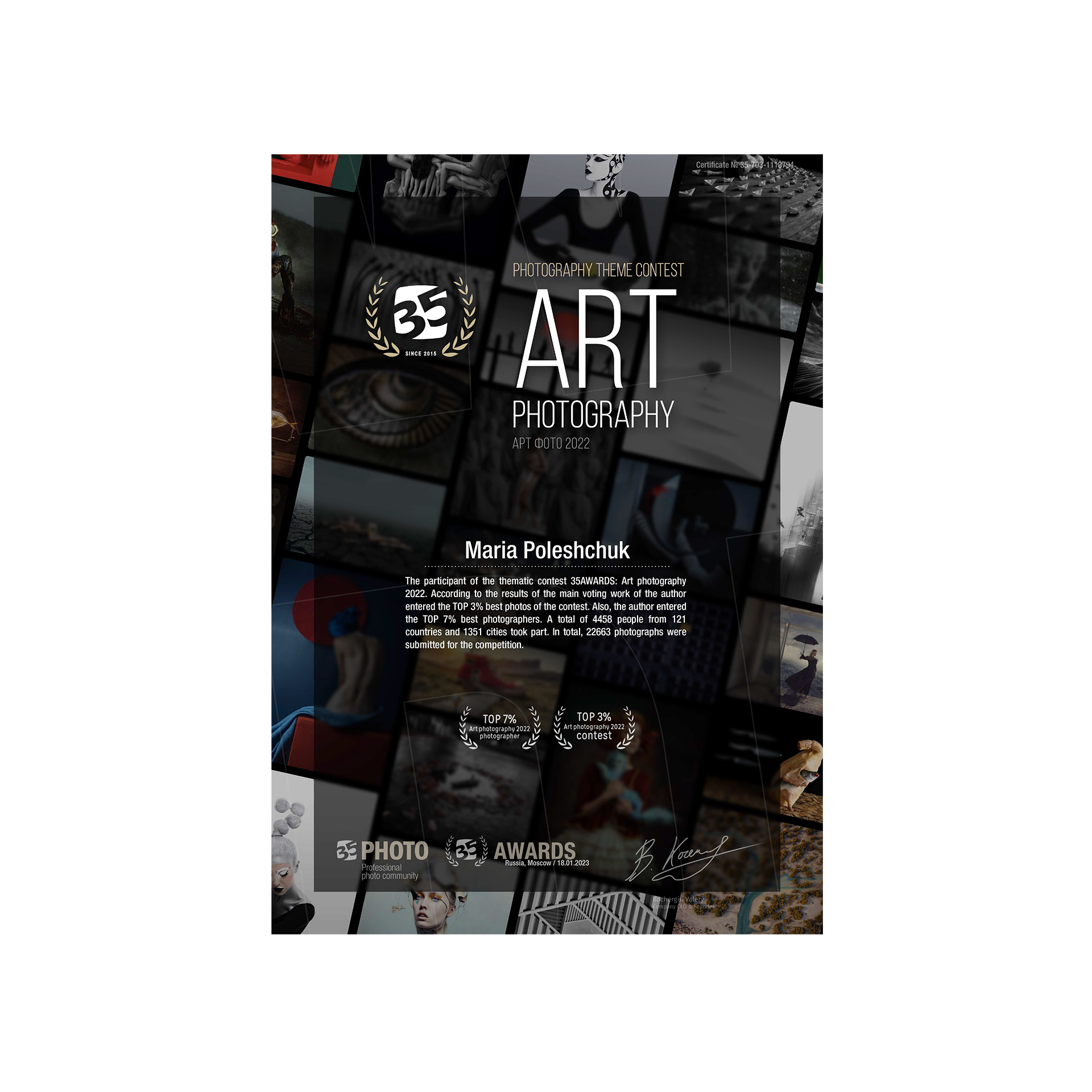 About. Maria Poleshchuk, commercial photographer in Sydney