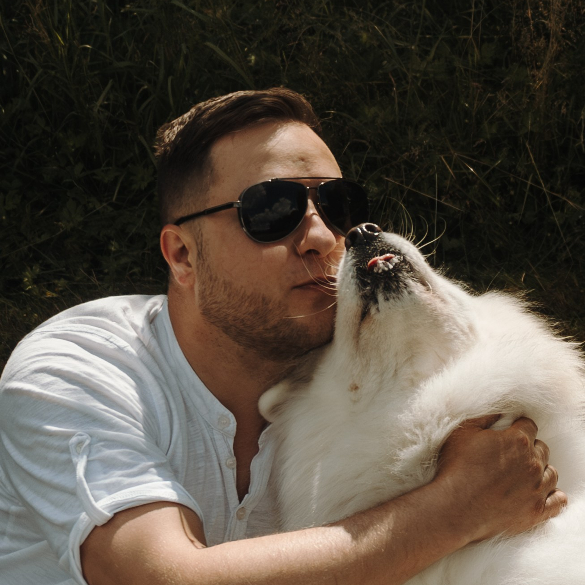 Семейная фотосессия с собаками в Москве