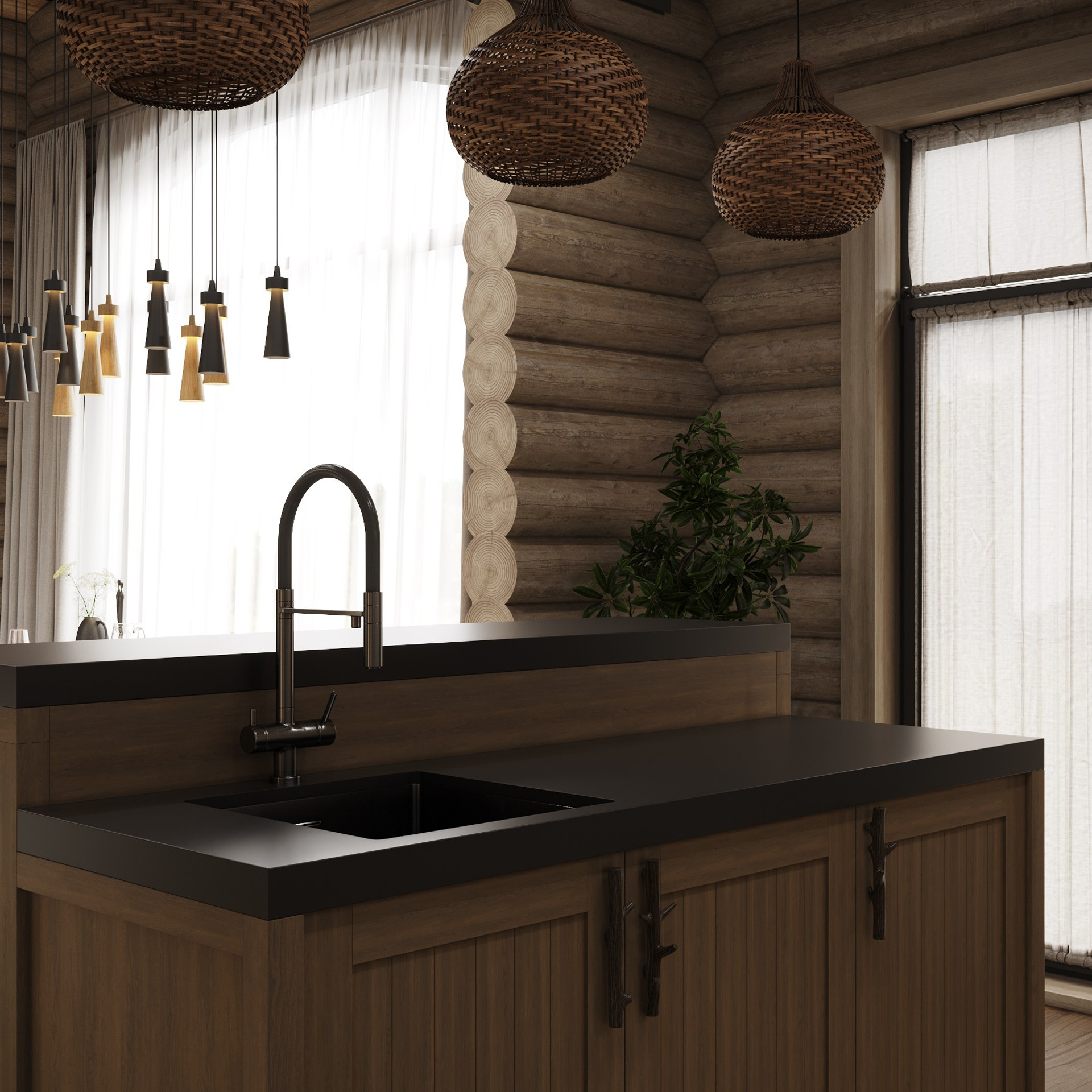 Хижина. LACONICA INTERIOR DESIGN