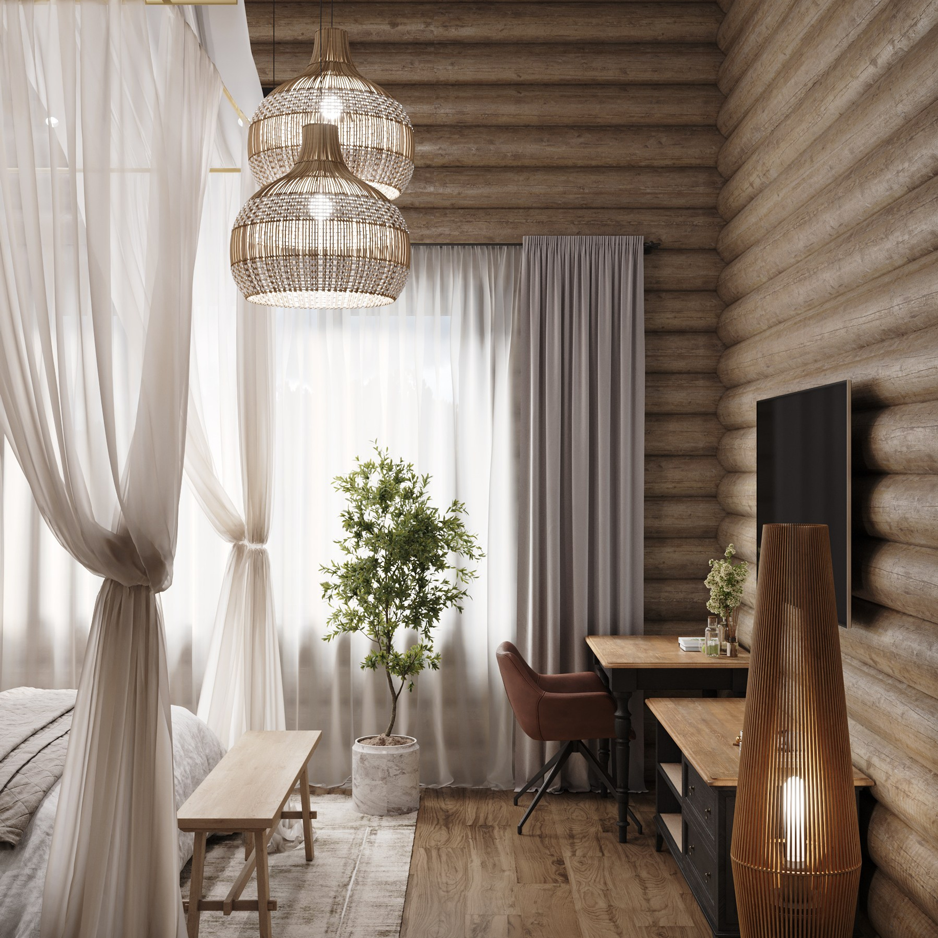 Хижина. LACONICA INTERIOR DESIGN