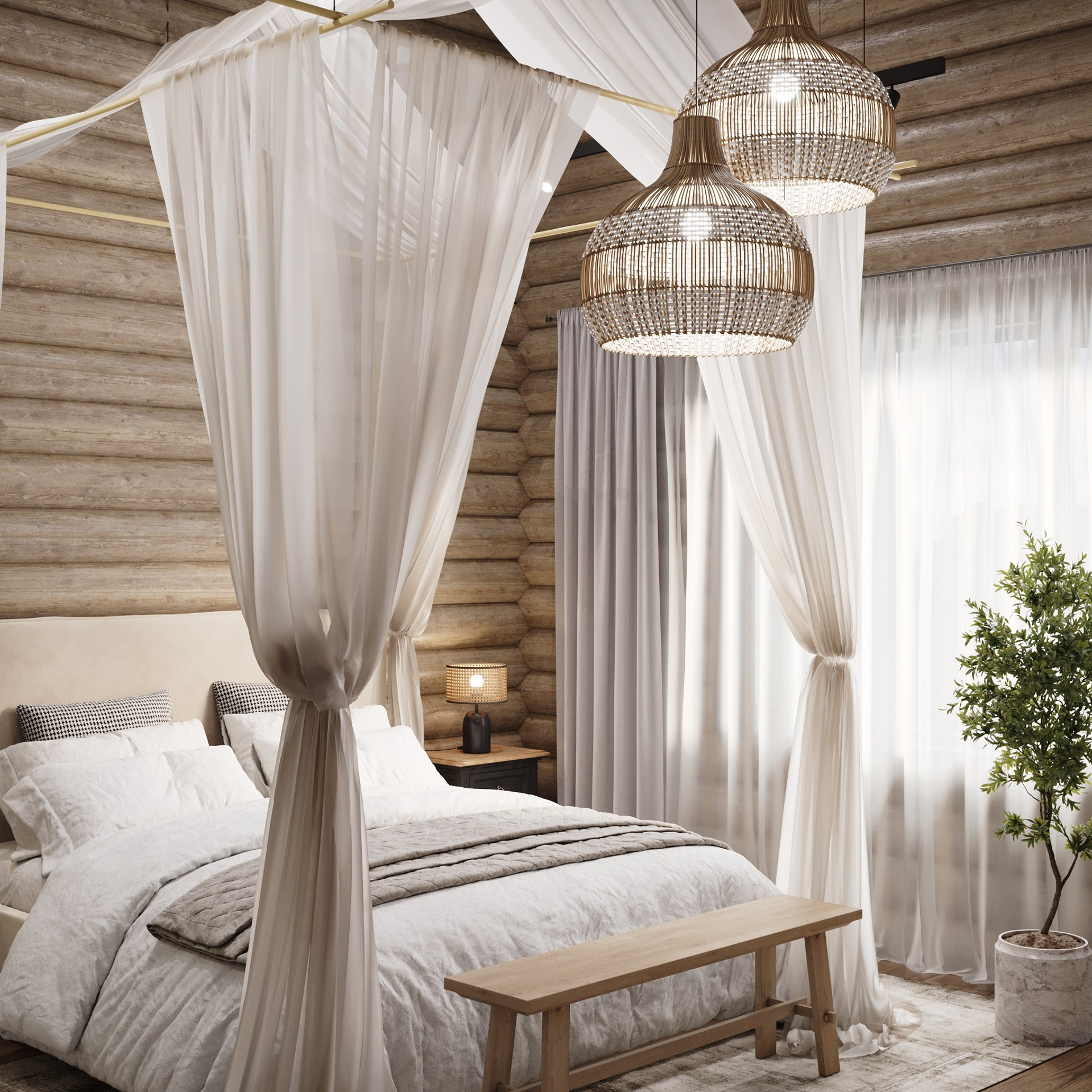 Хижина. LACONICA INTERIOR DESIGN