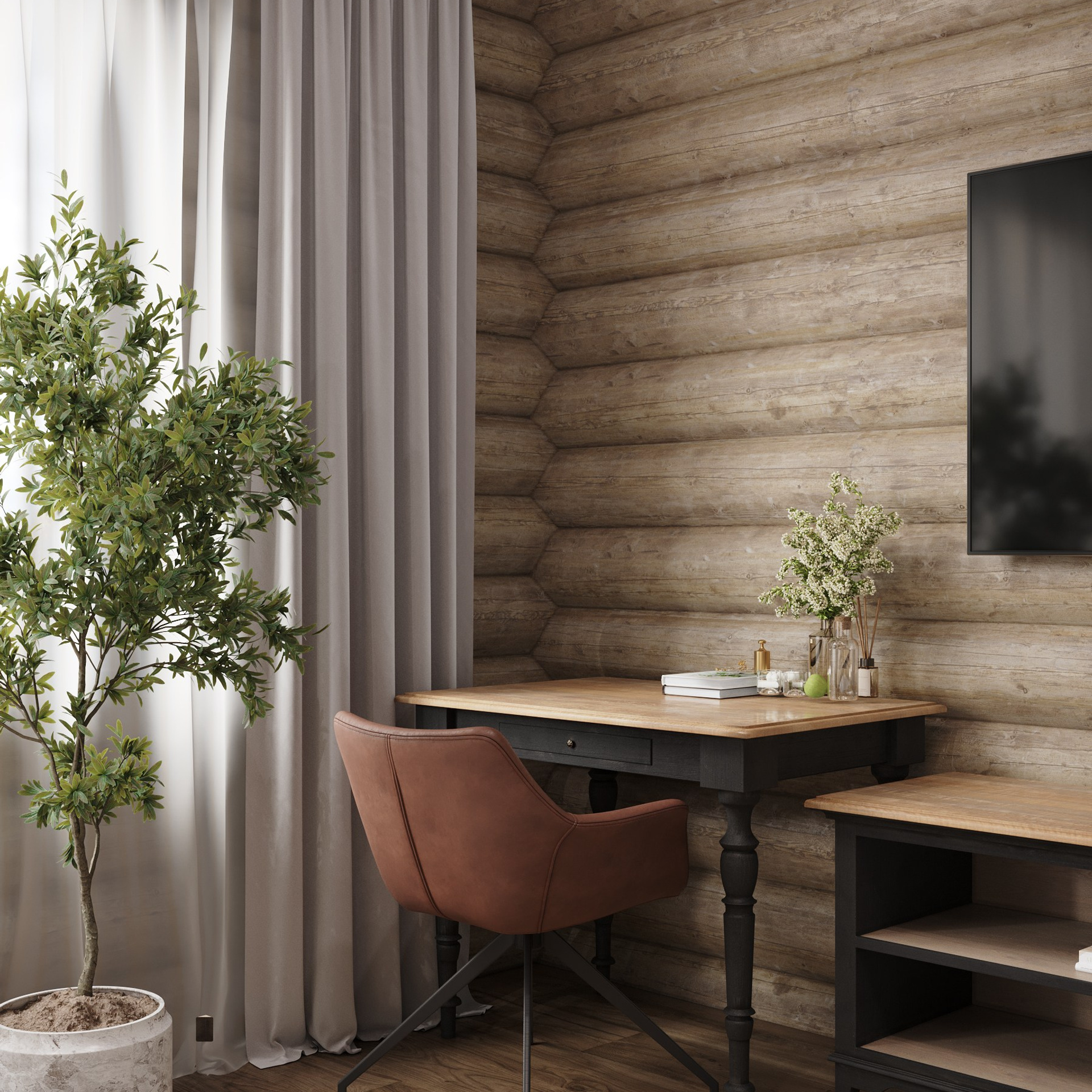 Хижина. LACONICA INTERIOR DESIGN