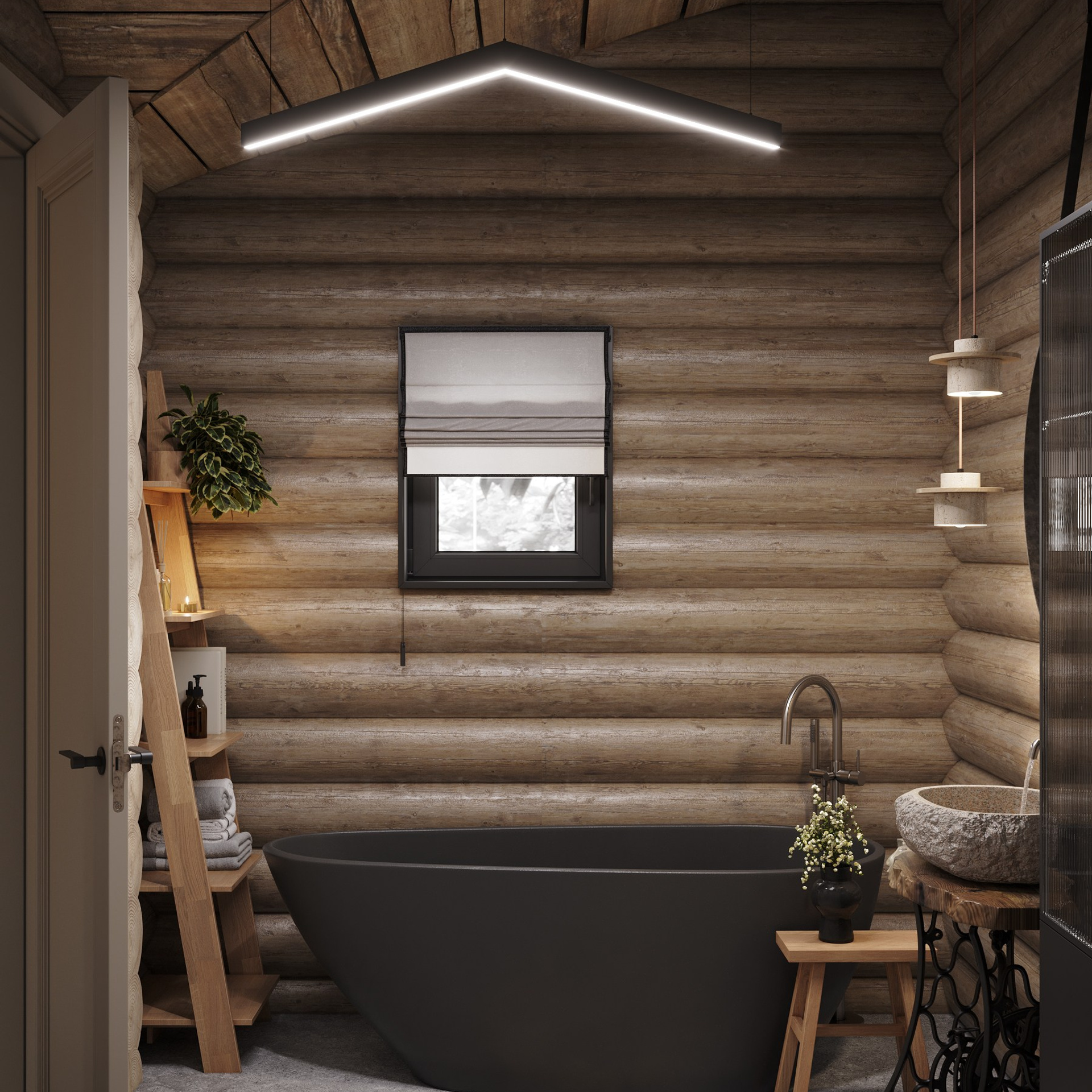 Хижина. LACONICA INTERIOR DESIGN