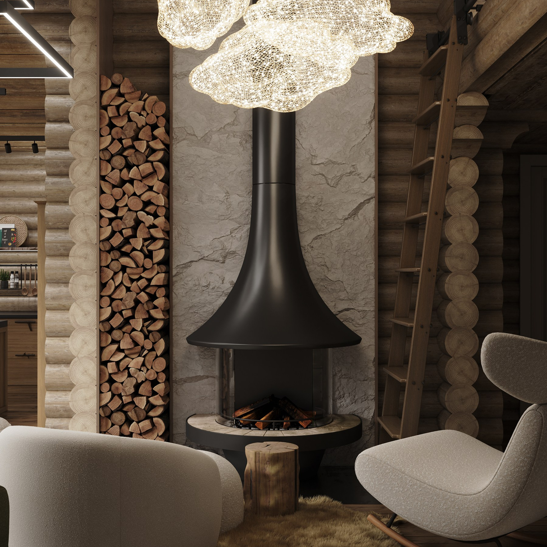 Хижина. LACONICA INTERIOR DESIGN