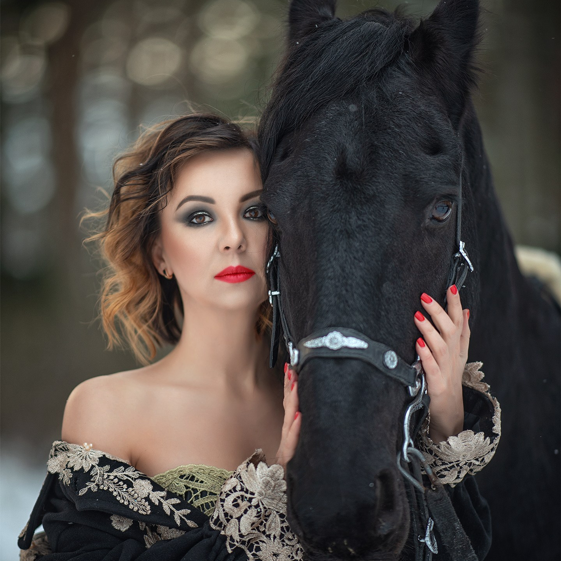 фотосессия с лошадью, фризский конь, лошадь для фотосессии, фотосессия с трюковой лошадью, фотосессия с лошадьми, юлиана бевз, сказочная фотосессия, сказочная фотография, волшебная фотосессия, фотосессия с конем в москве, фотосессия в москве, оригинальная фотосессия москва, девушка на коне, девушка и лошадь, девушка с черной лошадью, черная лошадь