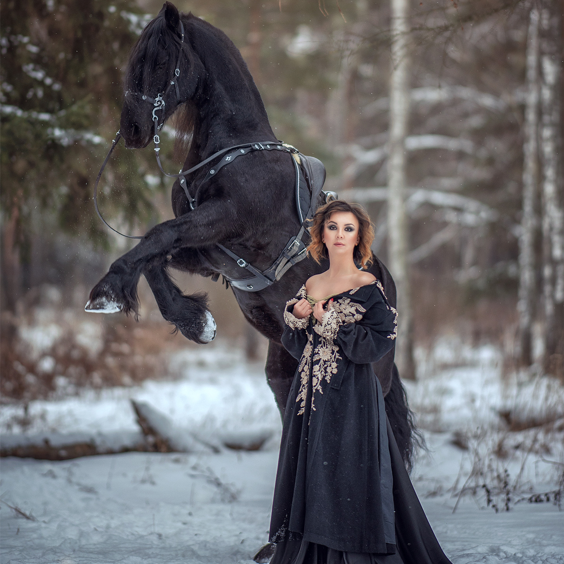 фотосессия с лошадью, фризский конь, лошадь для фотосессии, фотосессия с трюковой лошадью, фотосессия с лошадьми, юлиана бевз, сказочная фотосессия, сказочная фотография, волшебная фотосессия, фотосессия с конем в москве, фотосессия в москве, оригинальная фотосессия москва, девушка на коне, девушка и лошадь, девушка с черной лошадью, черная лошадь