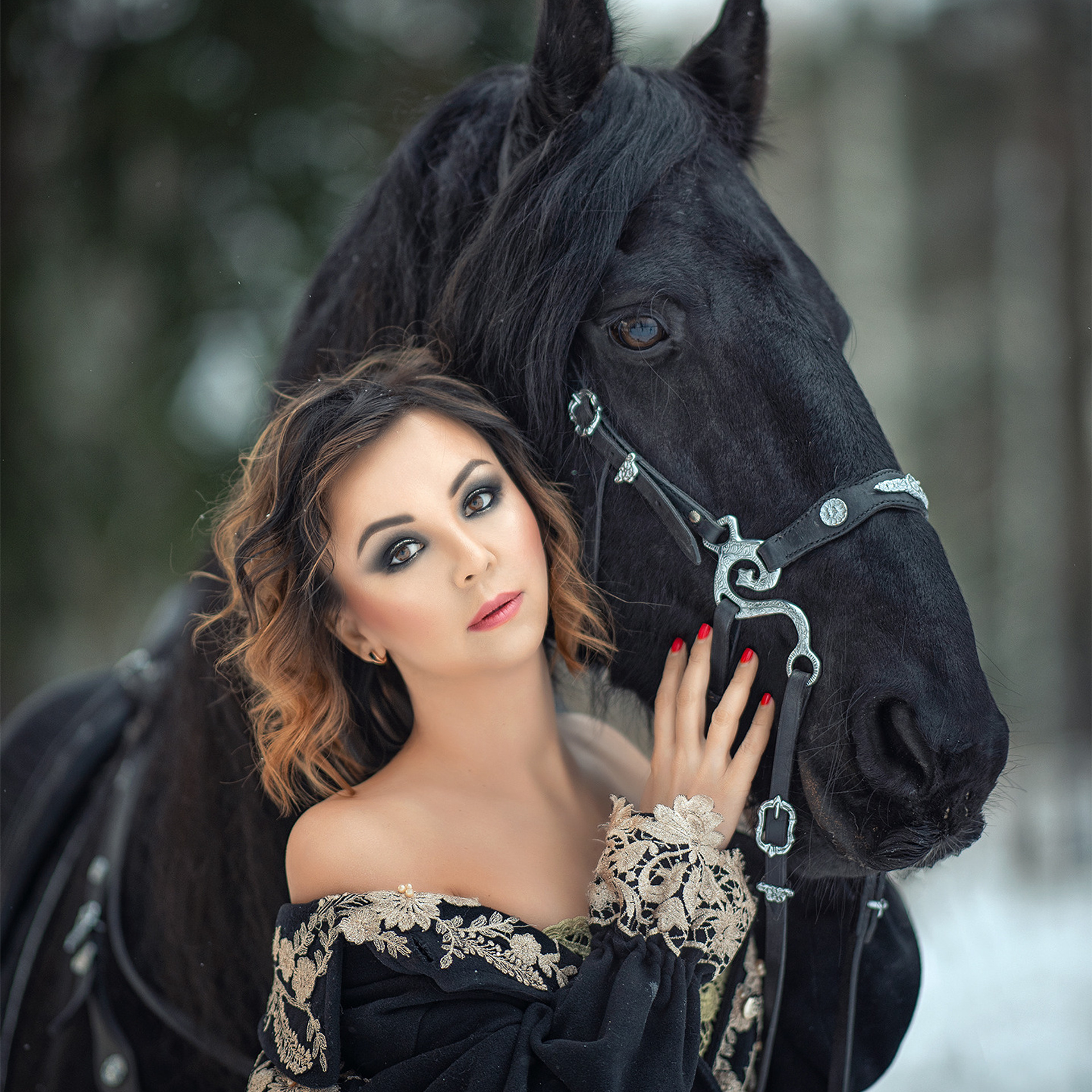 фотосессия с лошадью, фризский конь, лошадь для фотосессии, фотосессия с трюковой лошадью, фотосессия с лошадьми, юлиана бевз, сказочная фотосессия, сказочная фотография, волшебная фотосессия, фотосессия с конем в москве, фотосессия в москве, оригинальная фотосессия москва, девушка на коне, девушка и лошадь, девушка с черной лошадью, черная лошадь