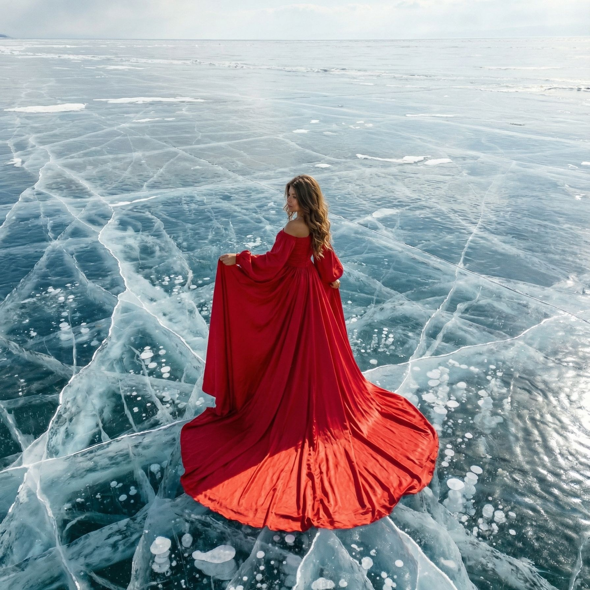 (Арт. 006-К) Летти лайт красное с рукавом