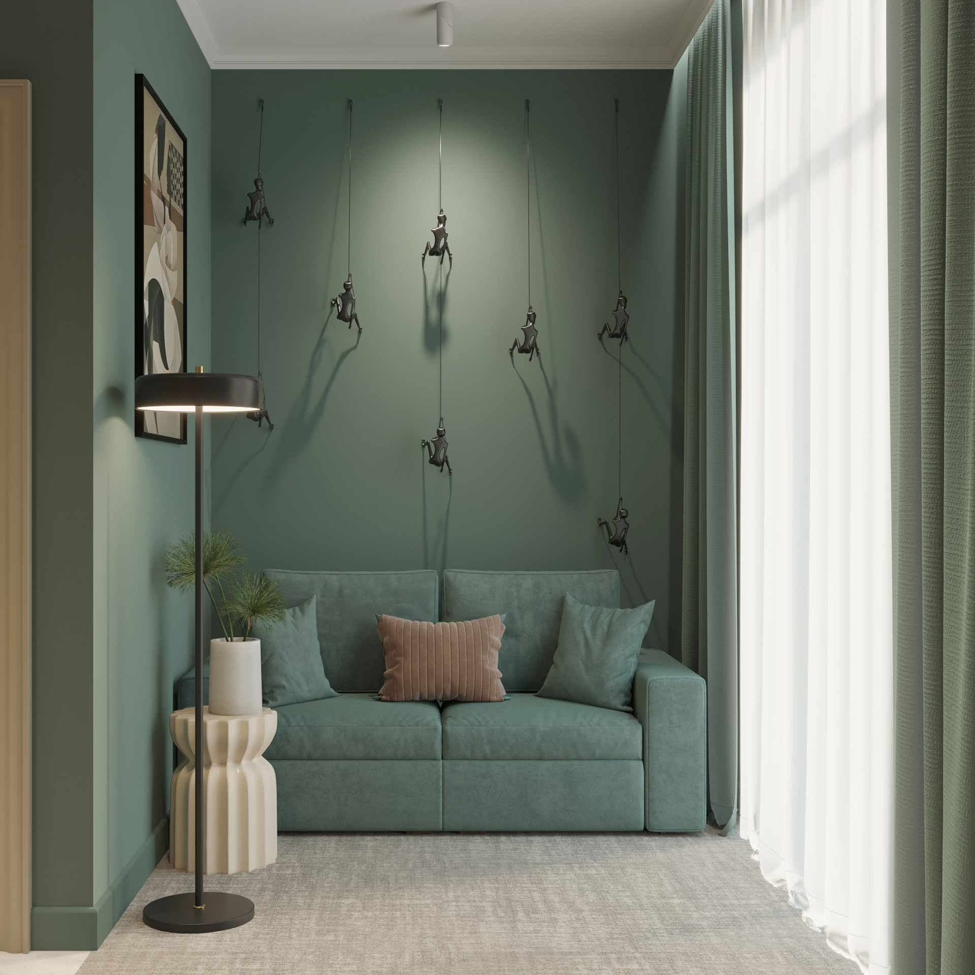 Hotel Room 3D Visualization
