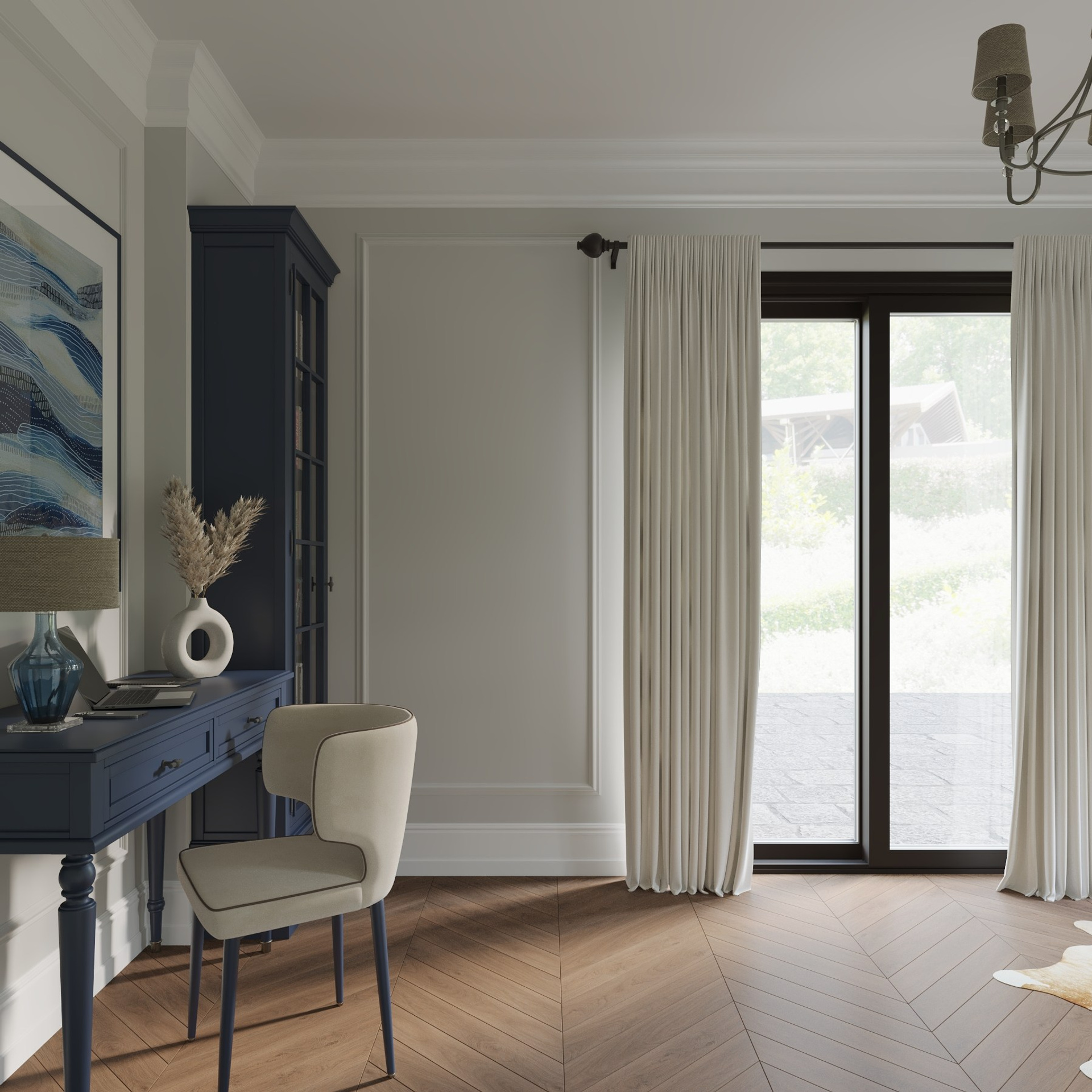 Interior design of a private house, Cyprus