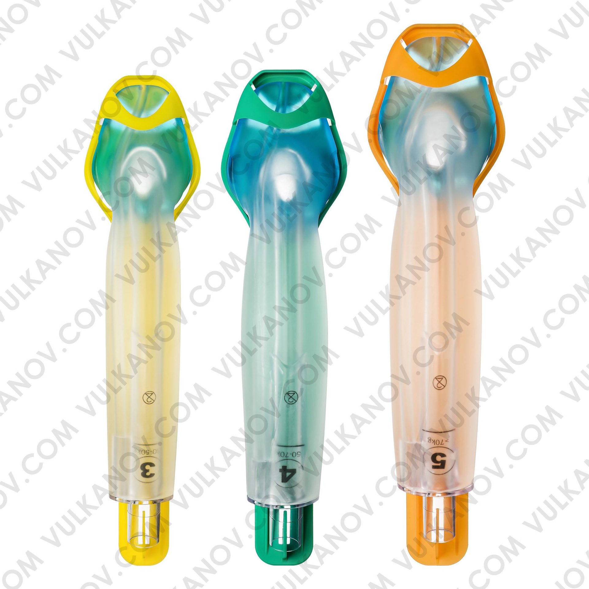 Маски ларингеальные с нераздувной манжетой набор