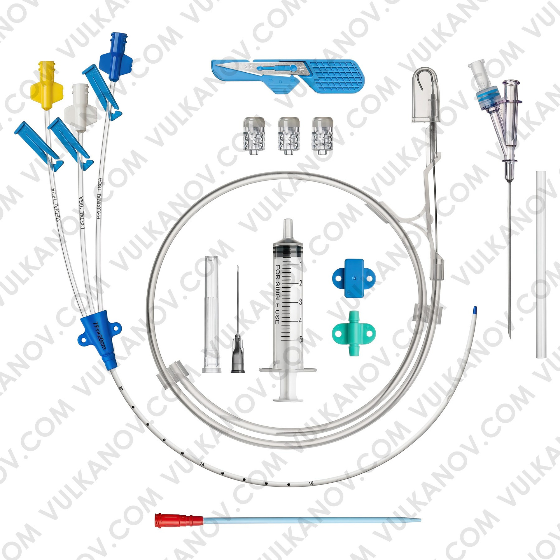Набор для катетеризации центральных вен