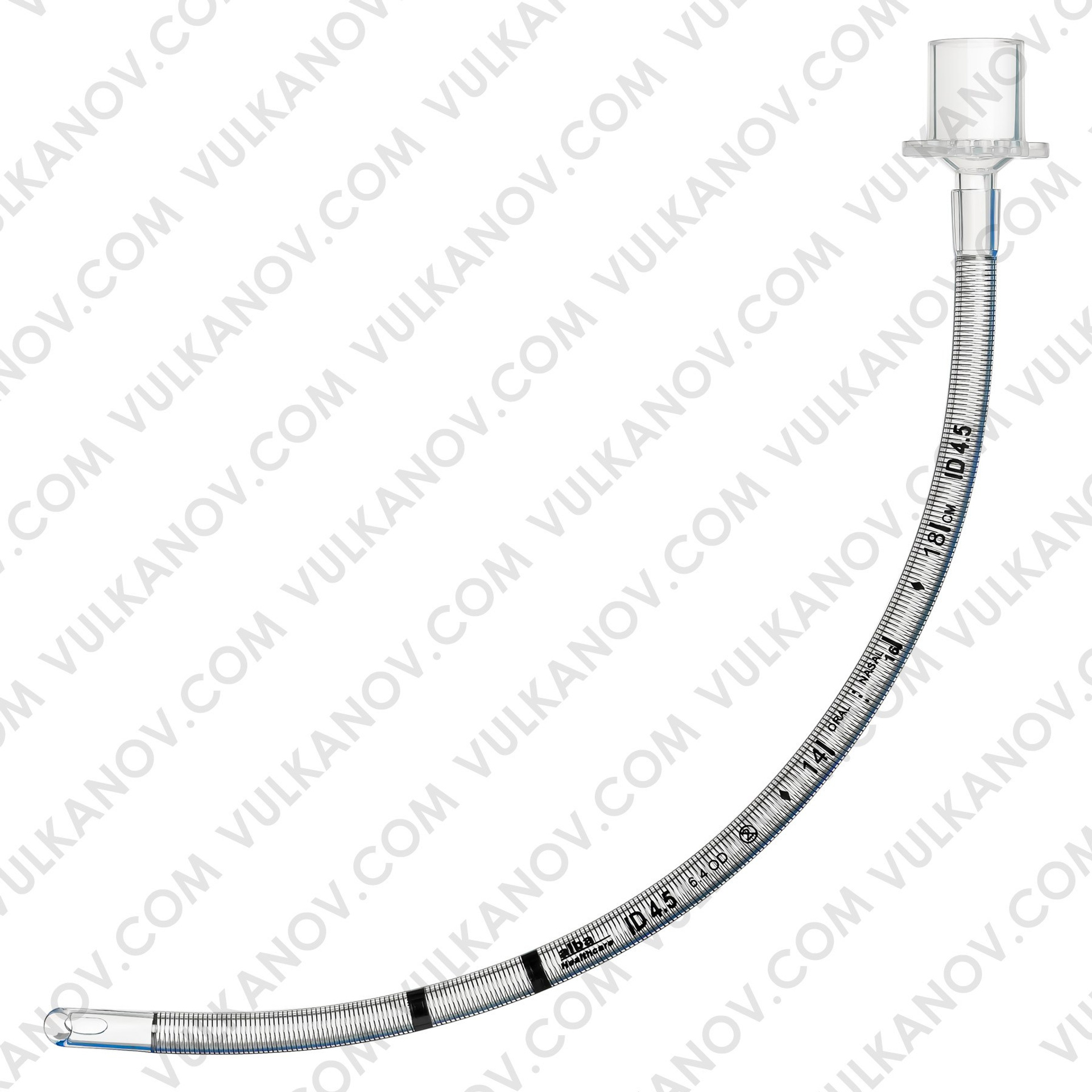 Армированная эндотрахеальная трубка без манжеты