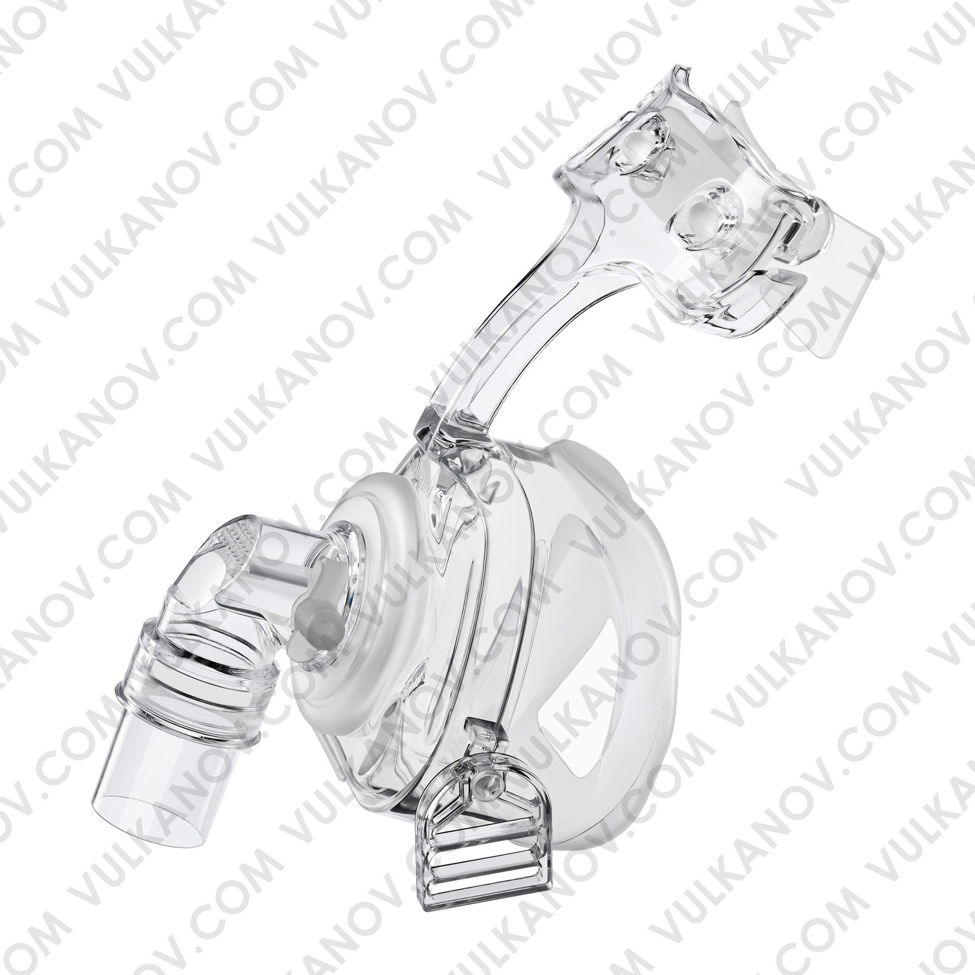 Маска кислородная силиконовая рото-носовая для СИПАП аппаратов