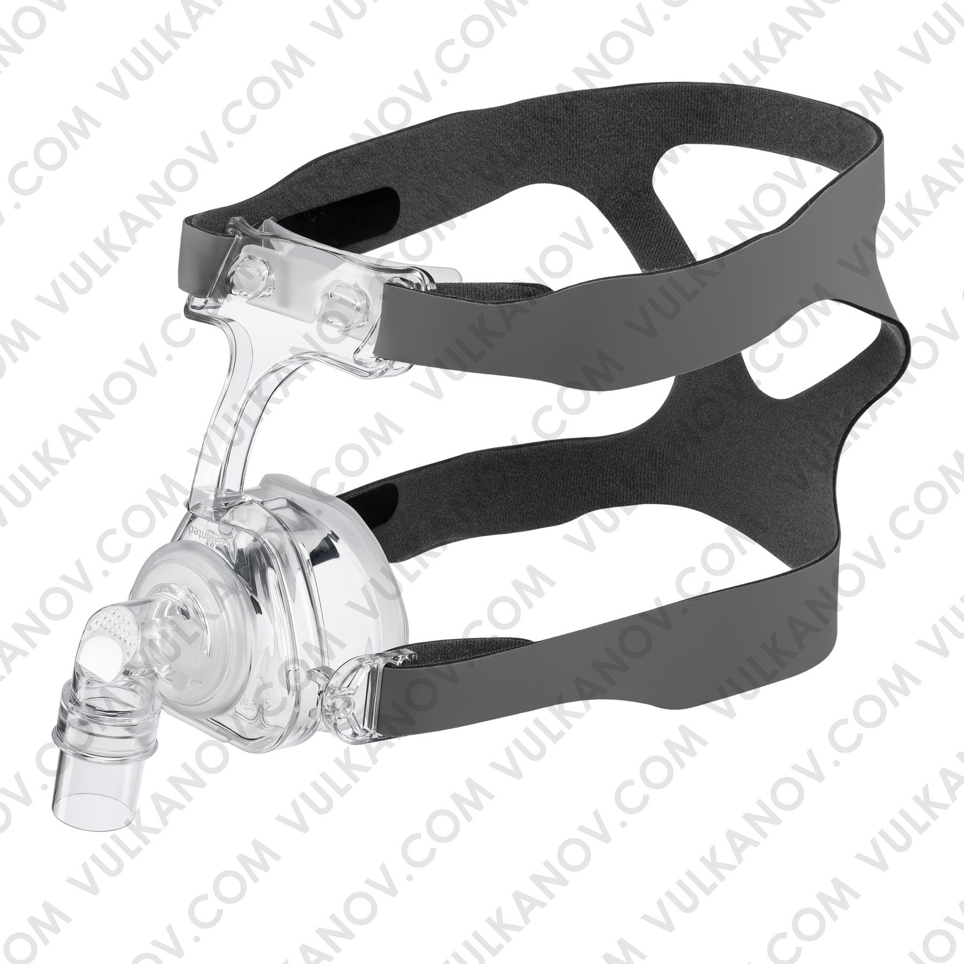 Маска кислородная силиконовая рото-носовая для СИПАП аппаратов