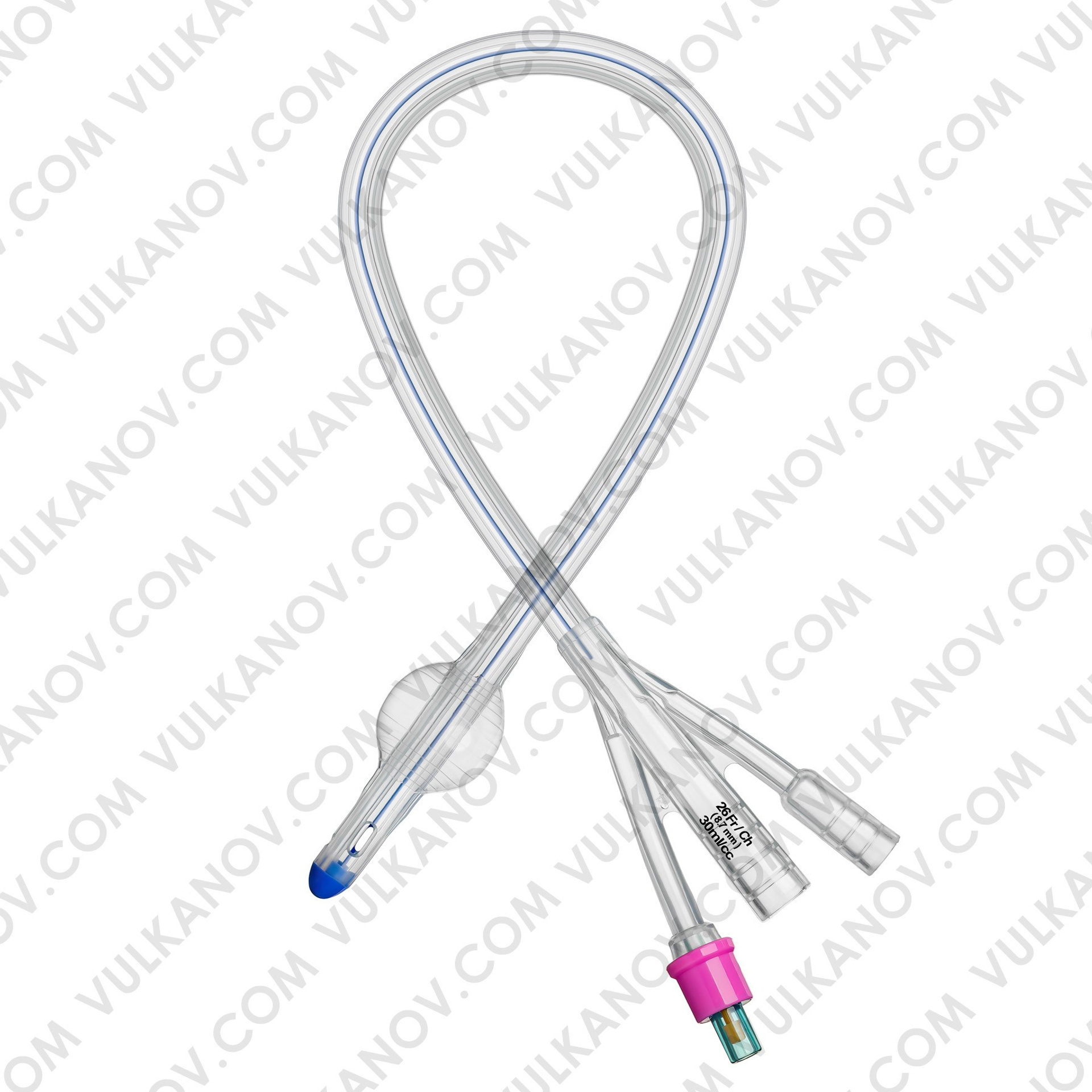 Катетер урологический Фолея 3-ходовой