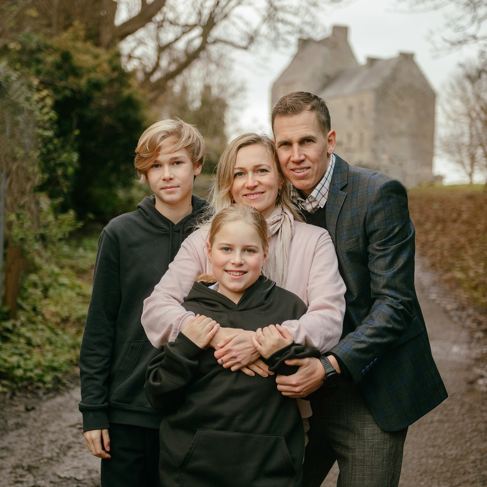 Family photo shoot near Edinburgh