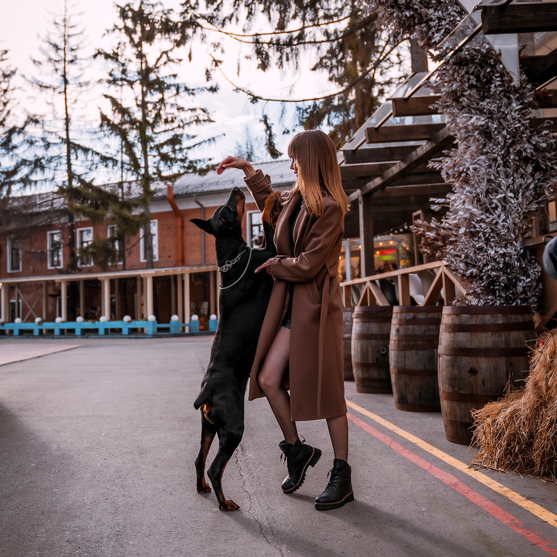 Фотосессия с Доберманом. Фотограф ОСОБЕННЫХ историй в Туле Свищенкова Виктория