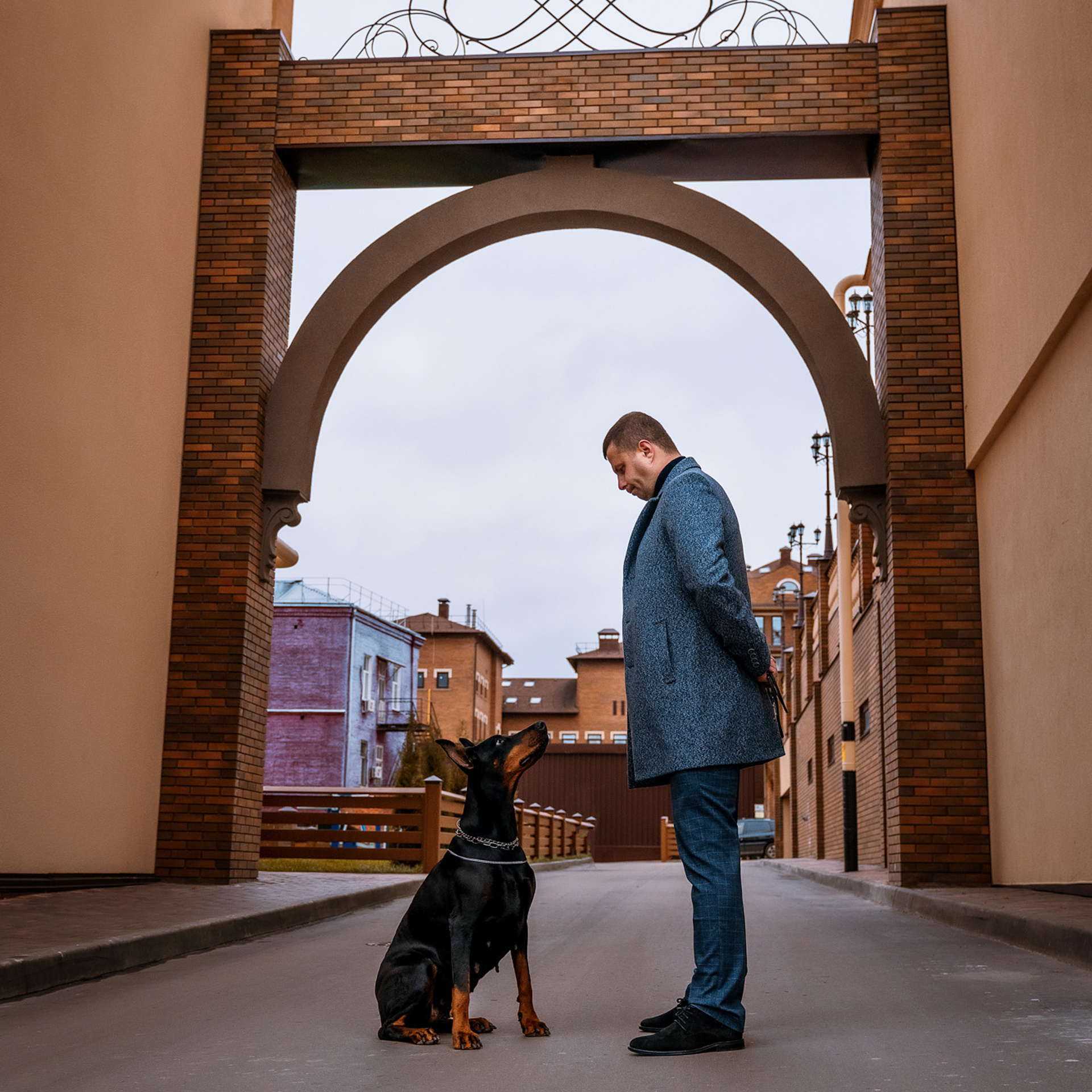 Фотосессия с Доберманом. Фотограф ОСОБЕННЫХ историй в Туле Свищенкова Виктория