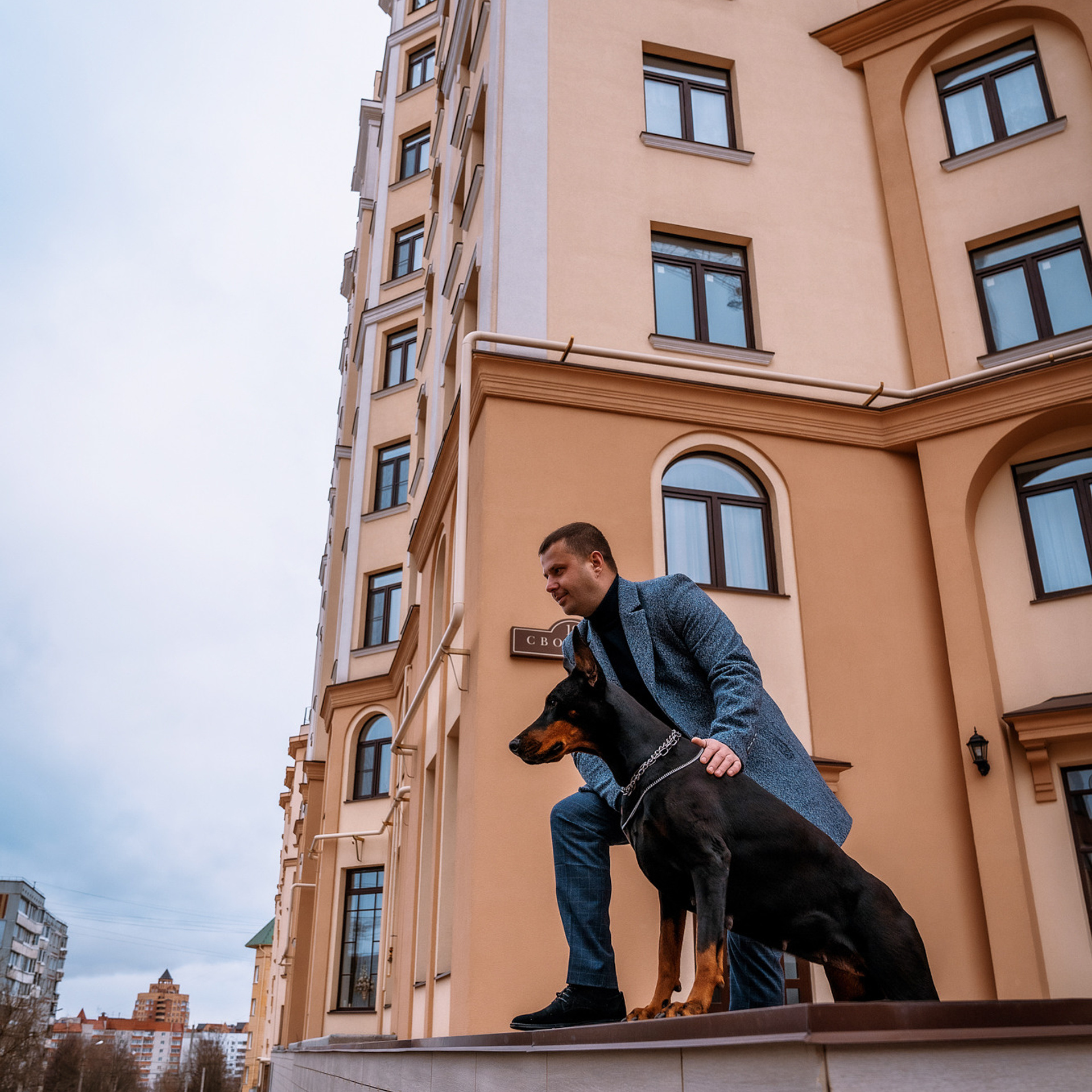 Фотосессия с Доберманом. Фотограф ОСОБЕННЫХ историй в Туле Свищенкова Виктория