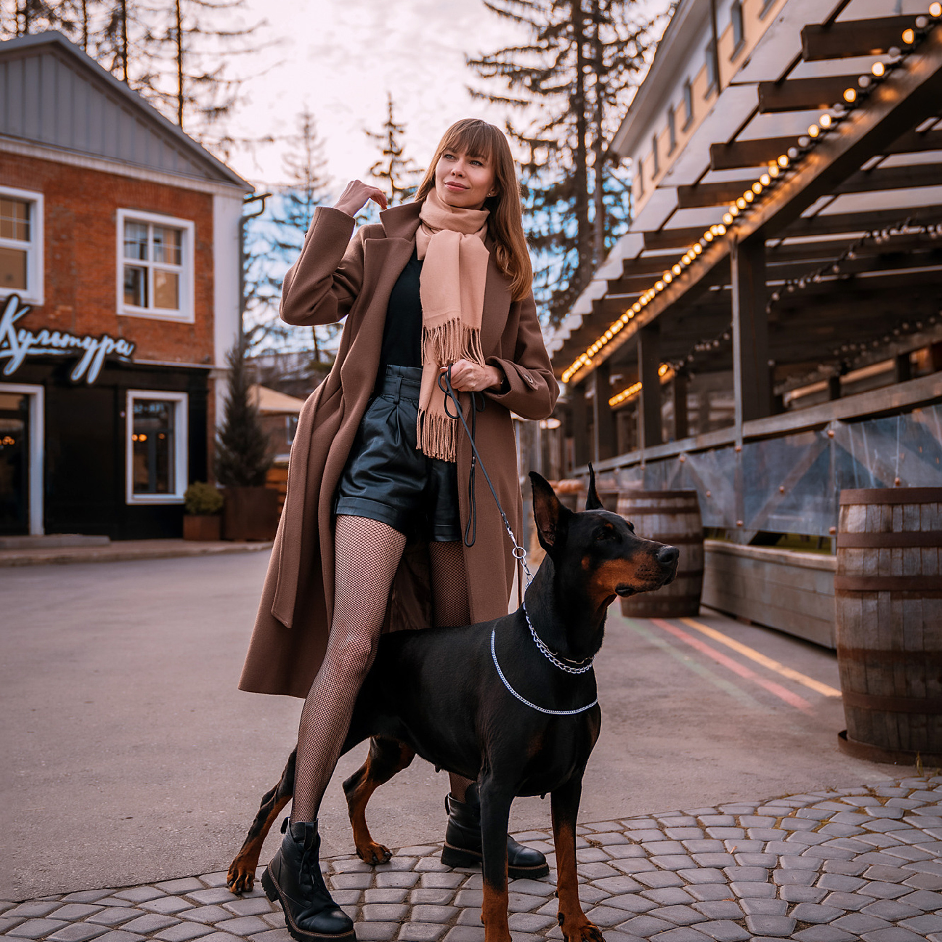 Фотосессия с Доберманом. Фотограф ОСОБЕННЫХ историй в Туле Свищенкова Виктория