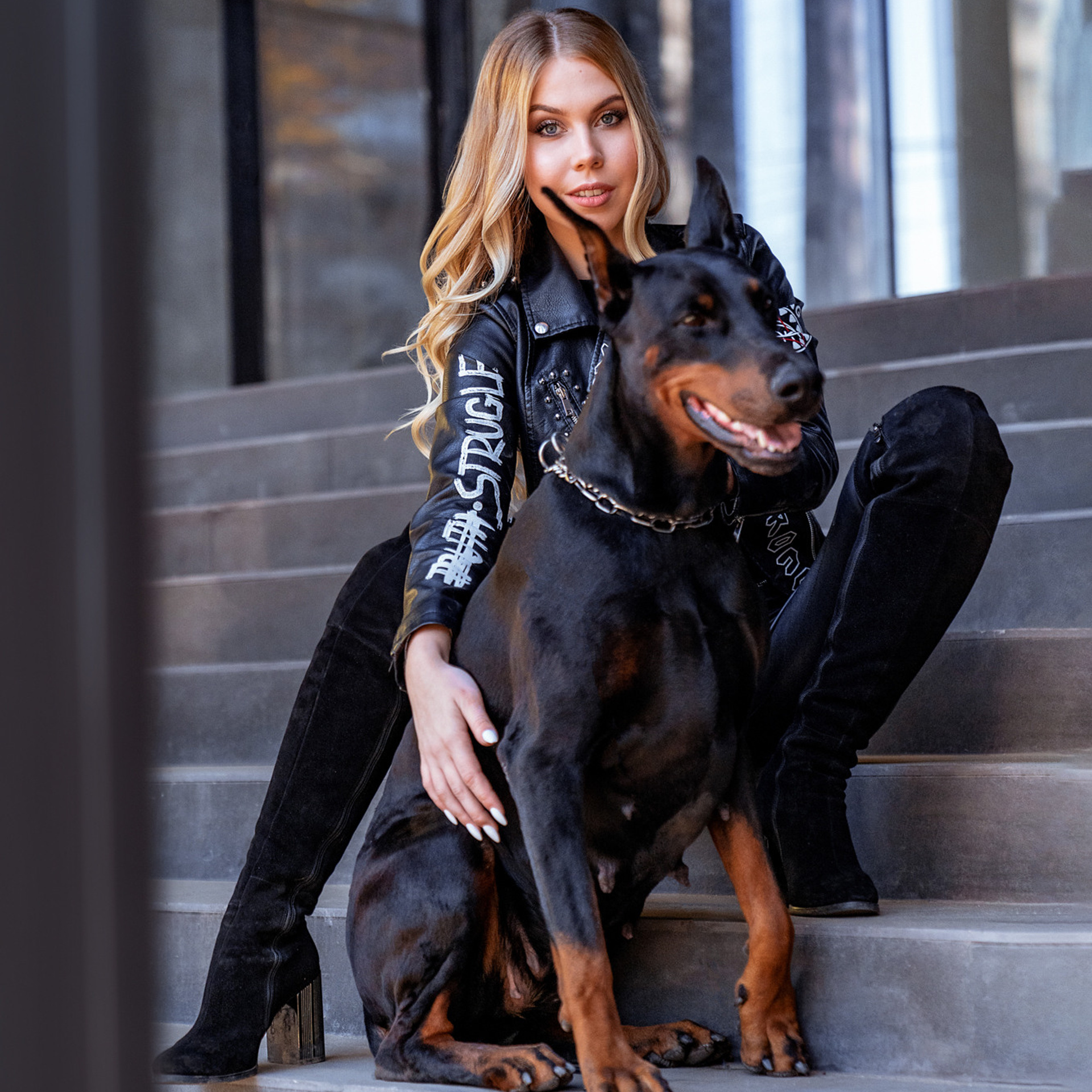 Фотосессия с Доберманом. Фотограф ОСОБЕННЫХ историй в Туле Свищенкова Виктория