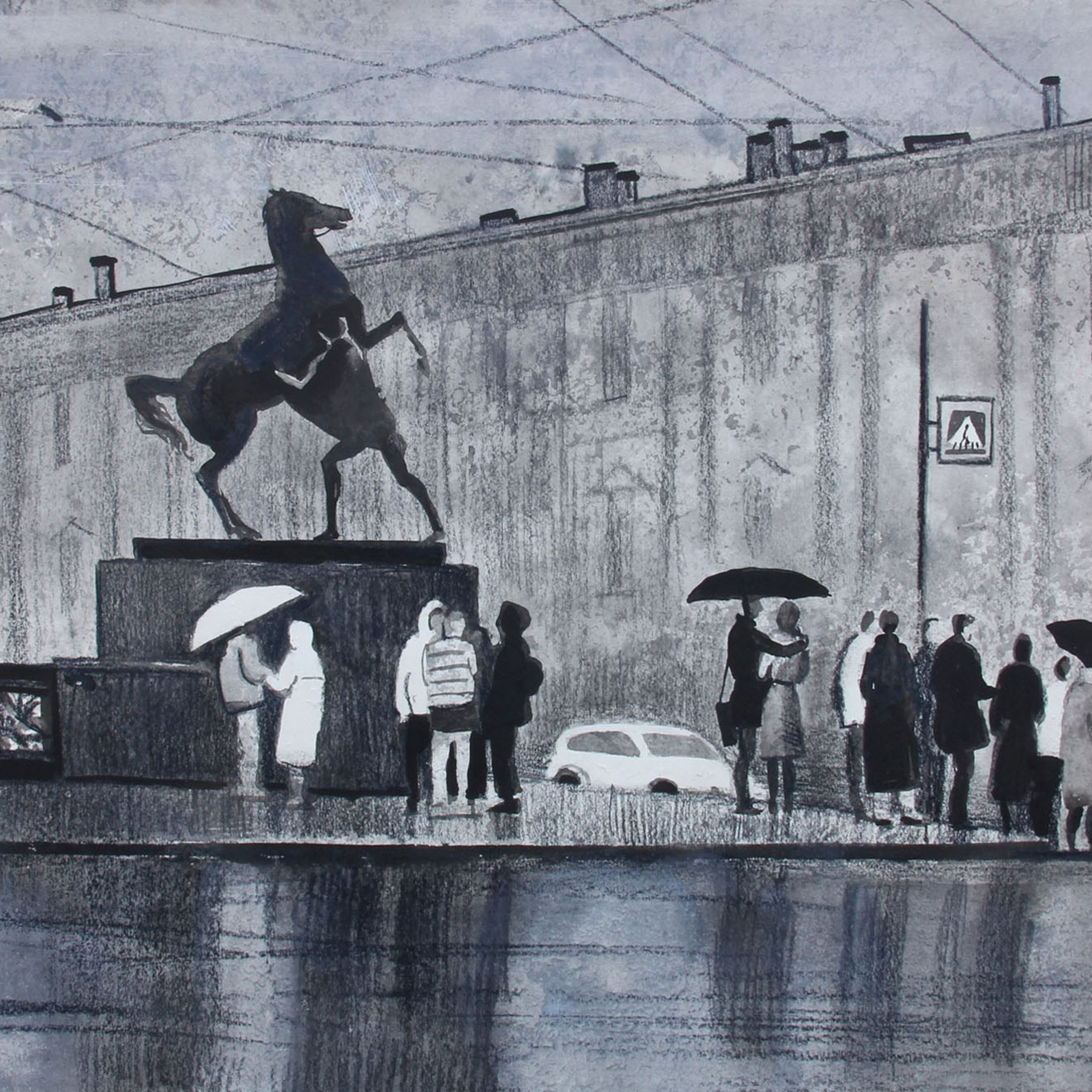 Проект ПСИХОГЕОГРАФИЯ ПЕТЕРБУРГА. Ольга Васильева художник в Санкт-Петербурге