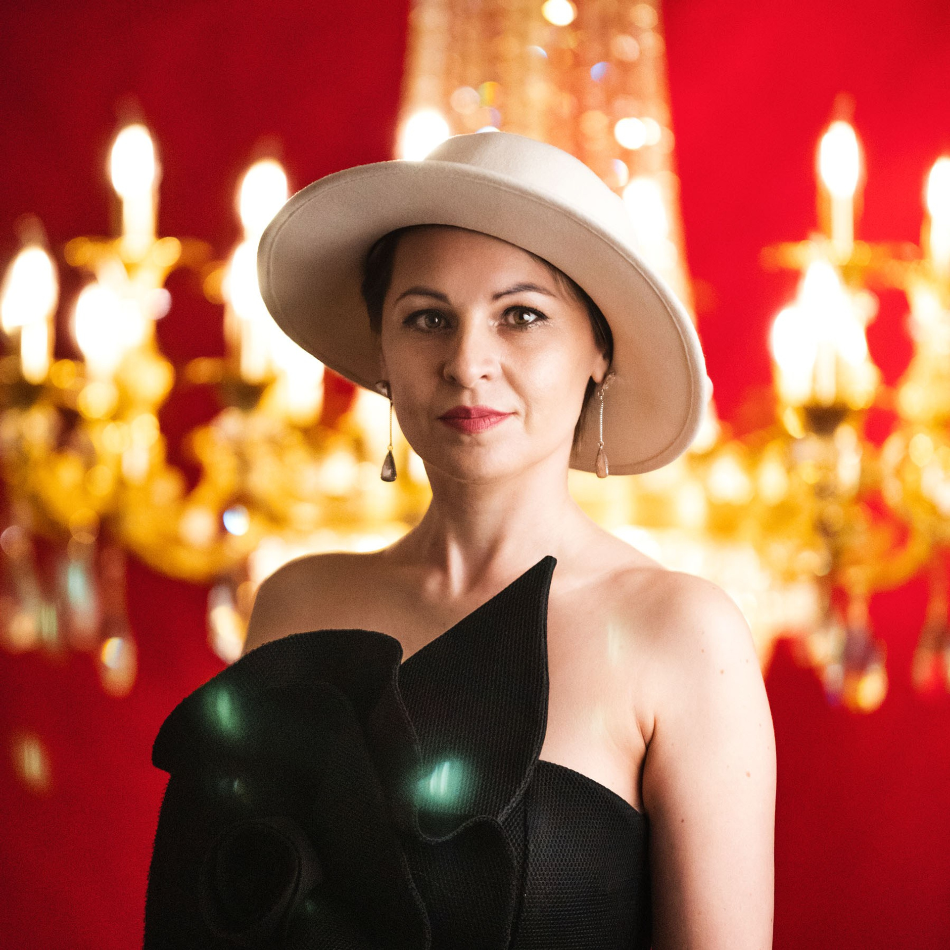 Фотосессия в вечернем платье