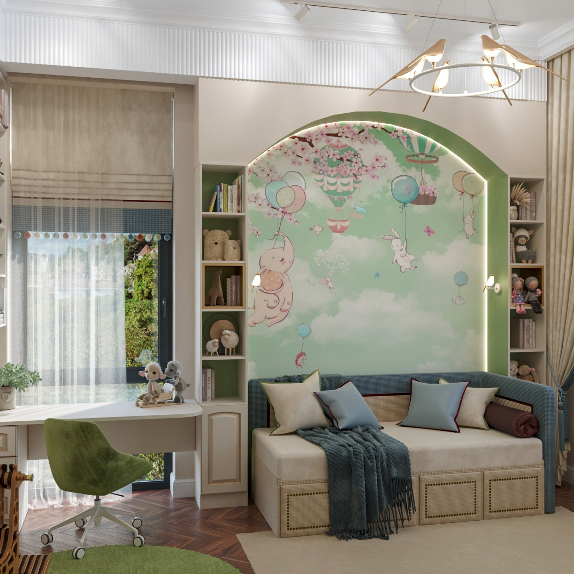 Визуализации детской комнаты