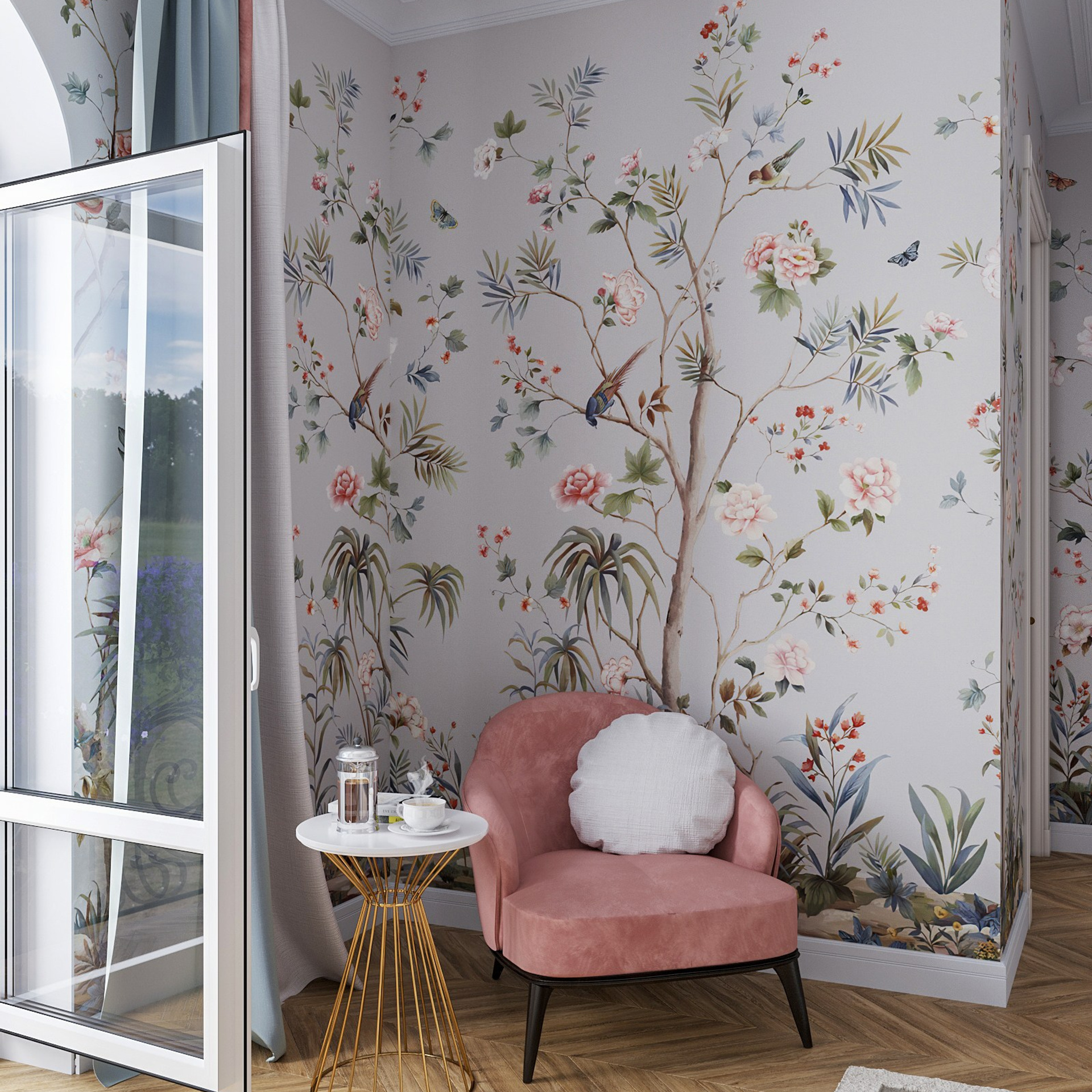 Визуализация интерьера частного дома в Городищах