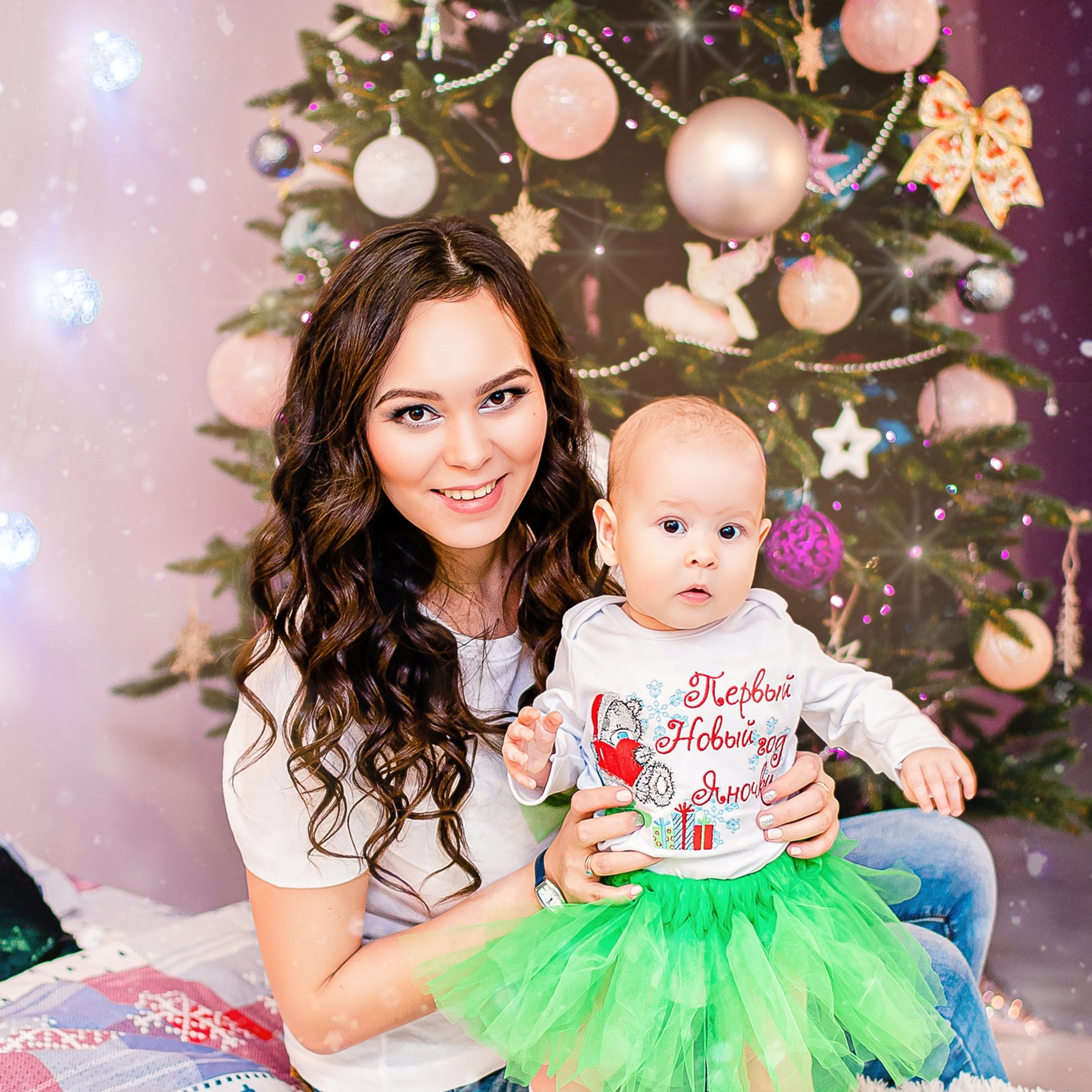 Первый Новый год малышки