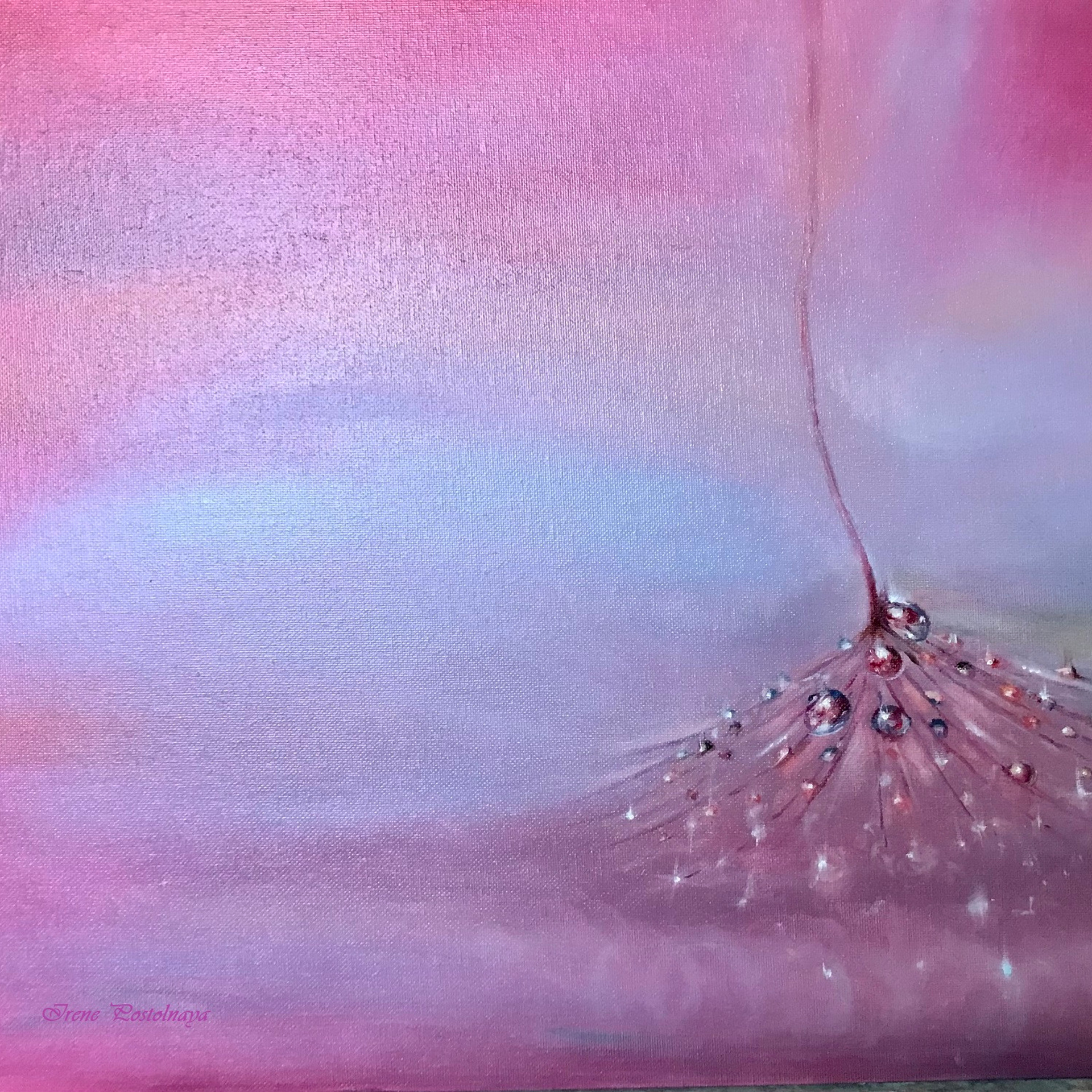 Тайна рассветной росы, интерьерная картина, холст, художник Ирэн Постольная