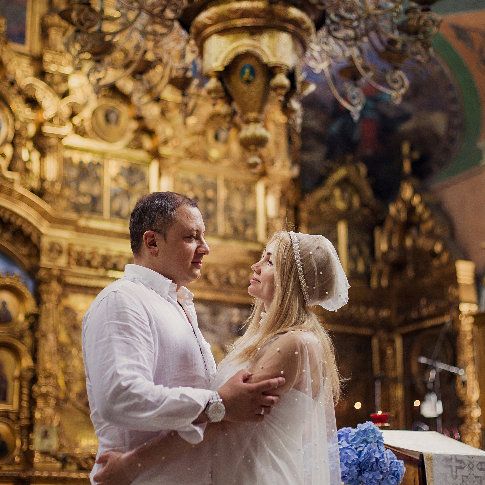 Trauung in der orthodoxen Kirche. Fotografin in München Dasha Antipina