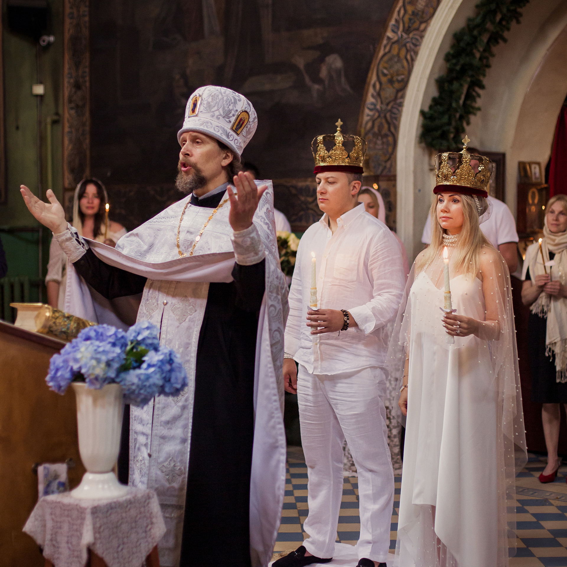 Trauung in der orthodoxen Kirche. Fotografin in München Dasha Antipina