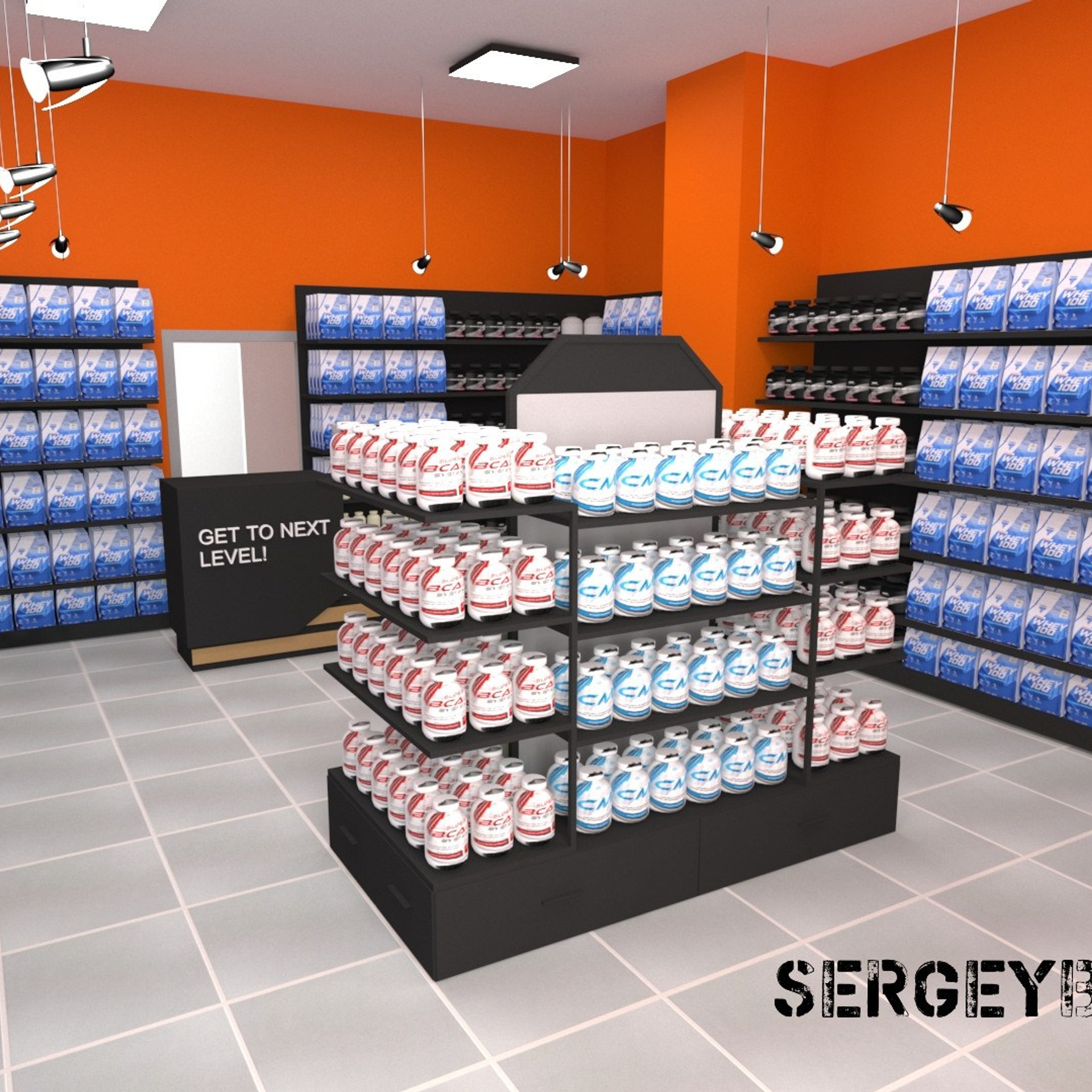 3D визуализация торговой точки, магазина, островка в Перми — заказать услугу