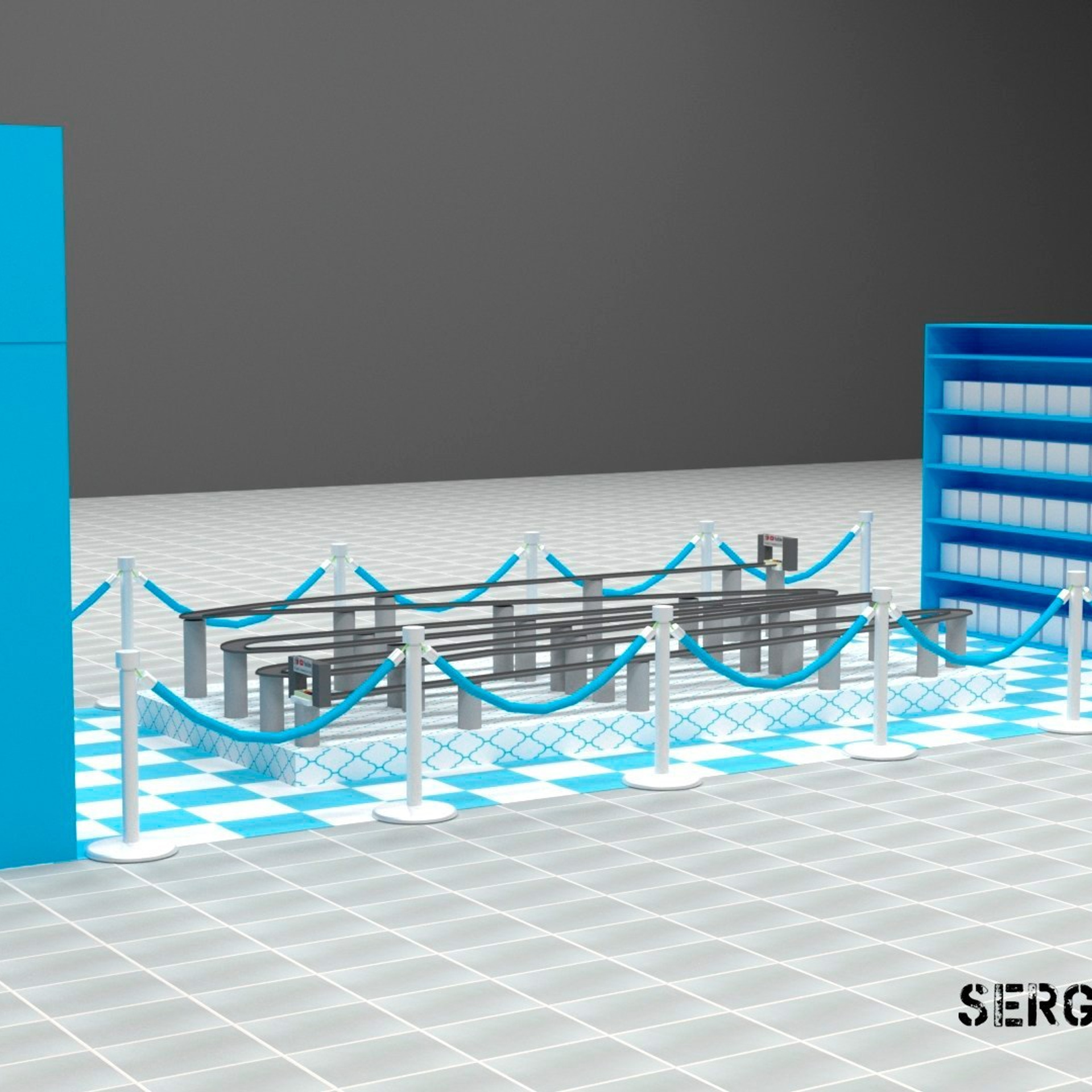 3D визуализация торговой точки, магазина, островка в Перми — заказать услугу
