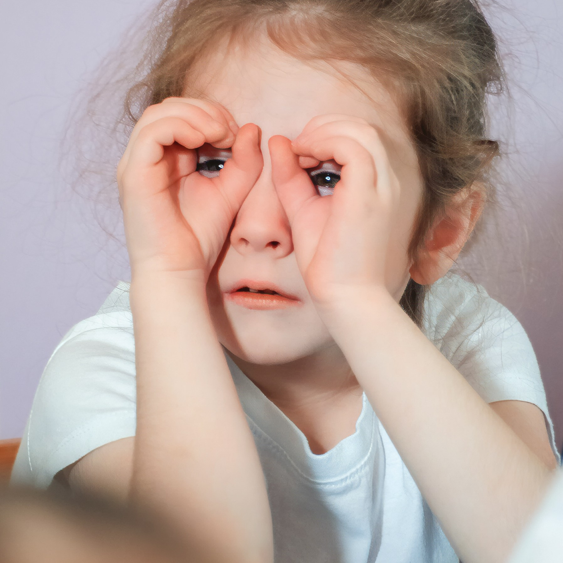 портрет девочки в деятельности