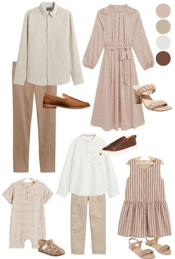 Гайд. Как выбрать образ на семейную фотосессию