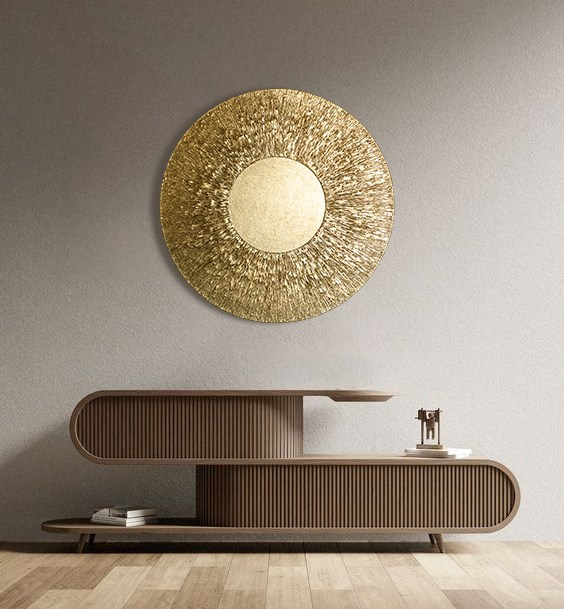 Панно «Солнце». Modern painting with worldwide delivery