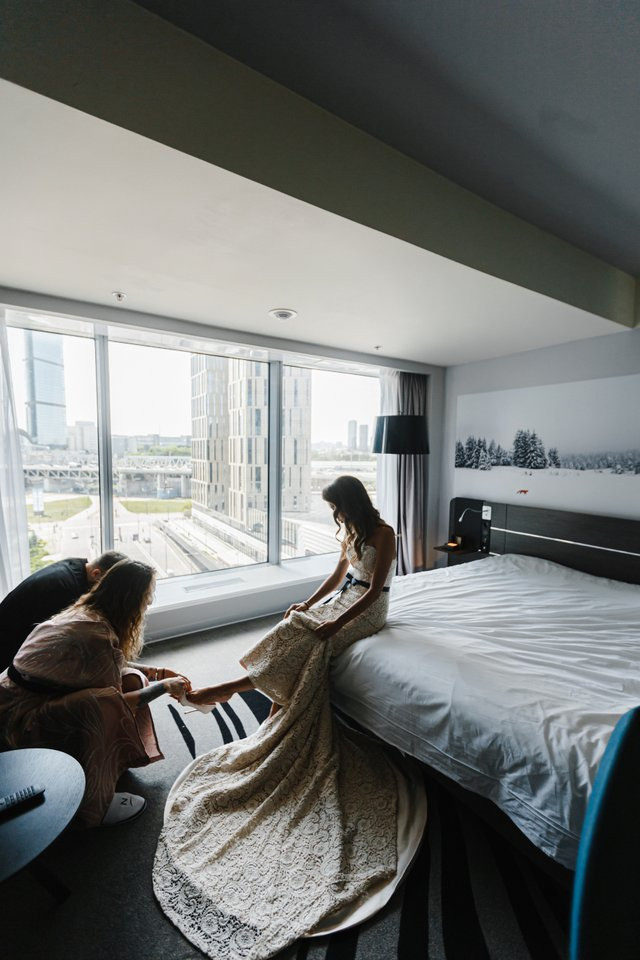 Свадьба в ЗАГСе Москва-Сити | Фотограф Антон Матвеев. Свадебный фотограф в Москве | Антон Матвеев