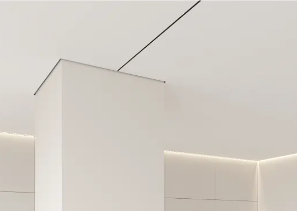 Теневой потолок Натяжной потолок KRAAB SYSTEMS. Студия интерьерных решений SUNHOUSE. Натяжные потолки, шторы, текстиль